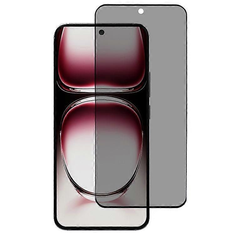Compatible For Oppo Reno12 Pro 5G (Global) Screen Protector Anti-Spy Tempered Glass Film Side Glue Curved Edge