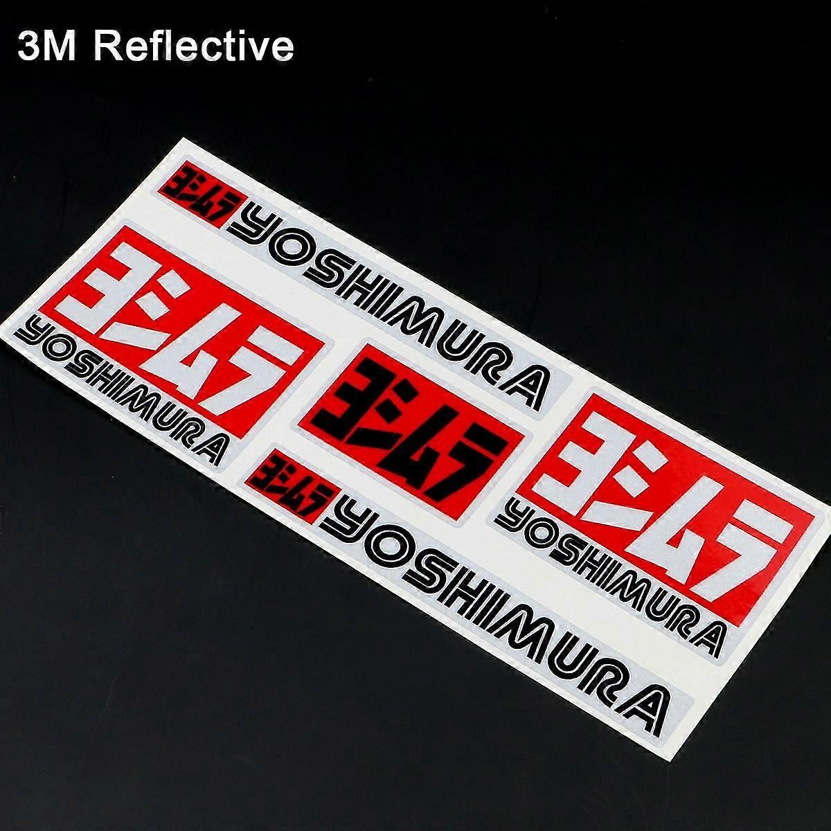 3m Reflective Yoshimura Helmet Sticker Car Styling Vinyl Decal