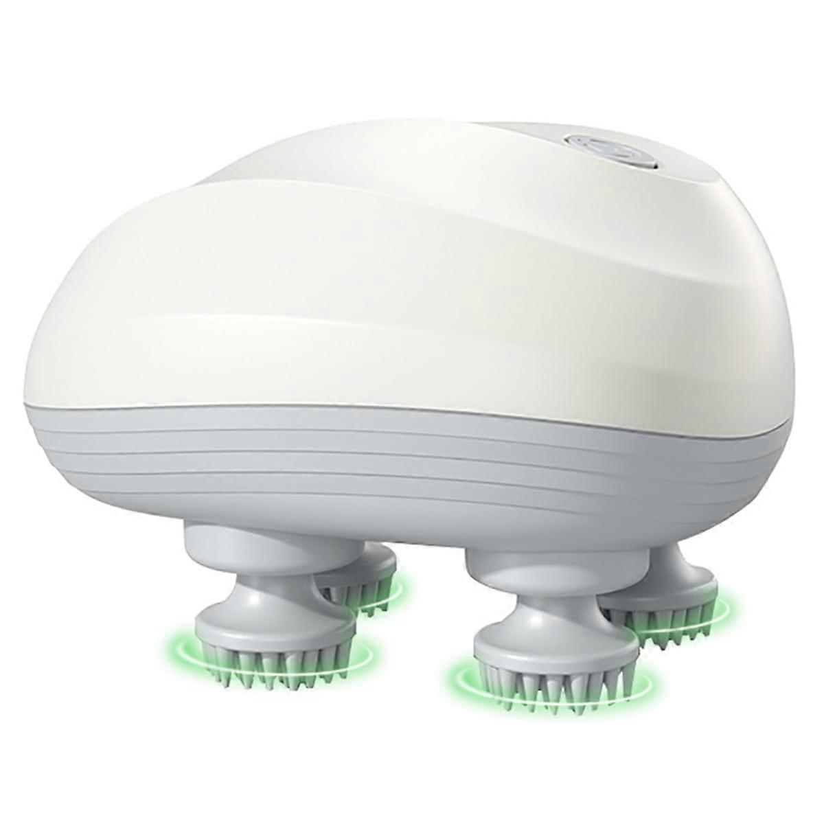 Electric Scalp Massager With 96 Kneading Nodes, Waterproof, Rechargeable Head Massager, Hair Growth