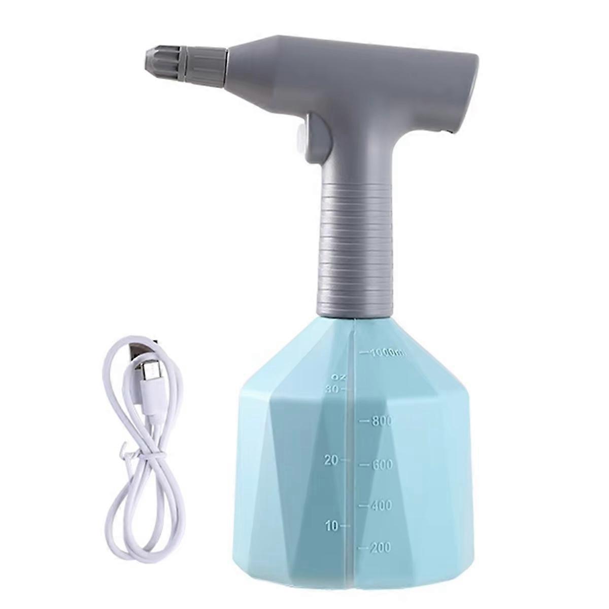 1L Electric Sprayer USB Rechargeable Handheld Pressure Sprayer Tool 360°Adjustable Nozzle for Agricu