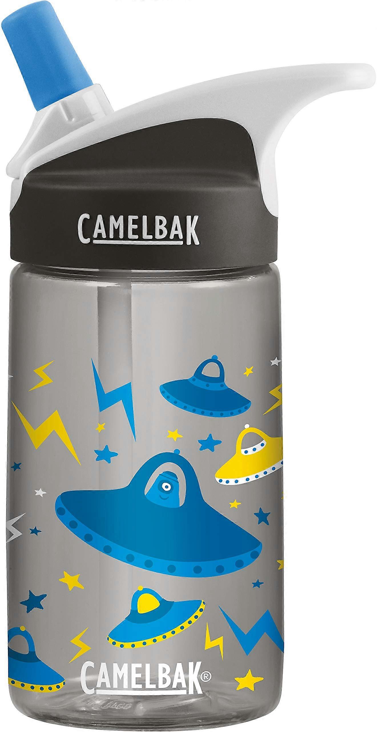 CamelBak Eddy Kids BPA-Free Plastic Bottle 12 Oz With Glittering UFOs