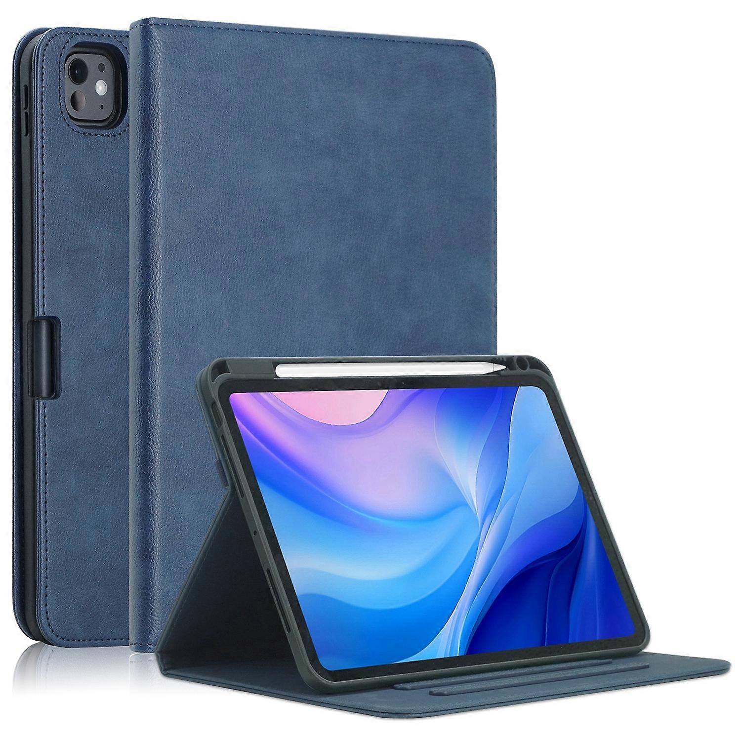 Front Stand Smart TPU Leather Tablet Case For iPad Pro 11 2024