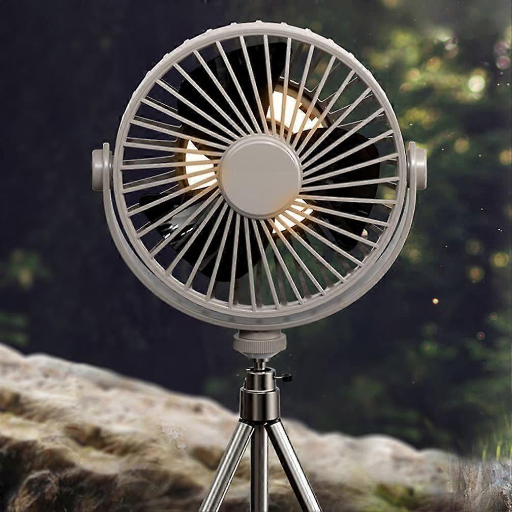 Rechargeable table fans with flexible stand