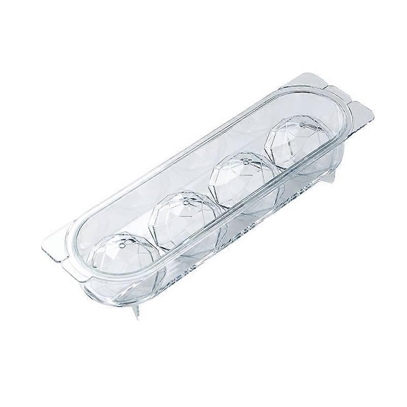 Household Food Grade Transparent Round Ice Cube Mold, Size: Small