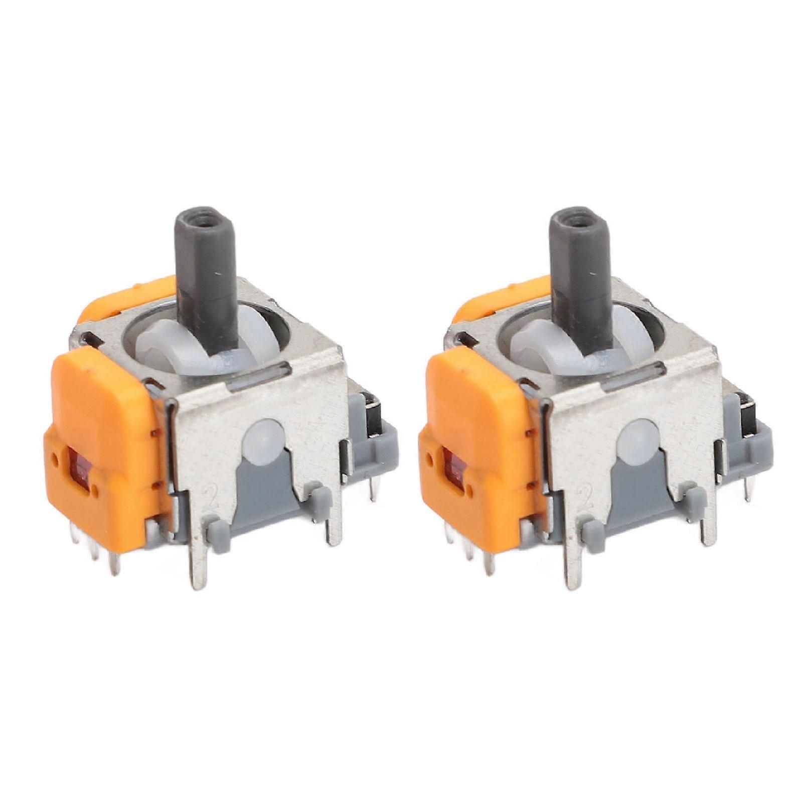 2pcs 3D Analog Sensor Professional Hall Effect Joystick Module Replacement for Game Console Accessories