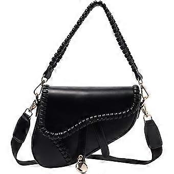 Saddle Shoulder Bags for Women,Trendy Saddle Purse Mini Crossbody Bag,PU Leather Clutch Purses Satchel Handbags