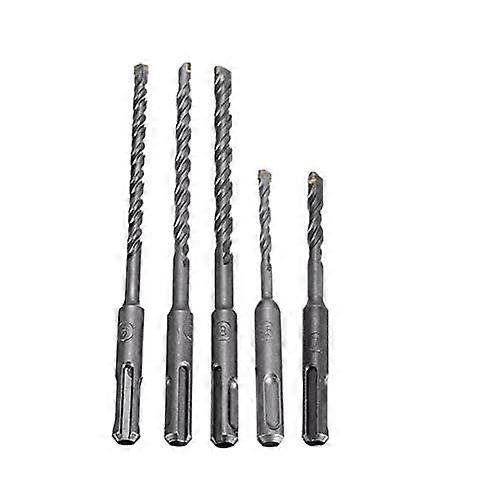 5pcs SDS Rotary Hammer Drill Bits 5.5mm-8mm for Concrete Masonry Heavy-Duty Compatibility