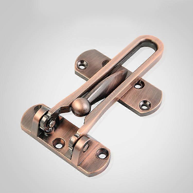 エンジニアリング亜鉛合金ホテル盗難防止チェーンバックルホームベッドルームドアラッチ2パックシルバー