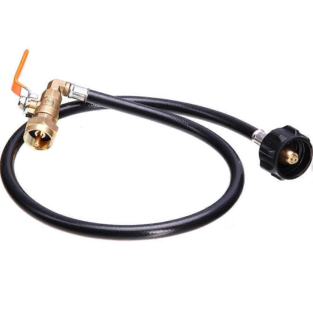 Updated Propane Refill Adapter Hose 36'' Propane Extension Hose with ONOff Control Valve