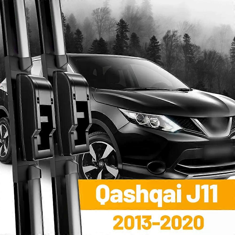 Lminas de limpador dianteiras para nissan qashqai j11 2013-2020 2014 2015 2016 2017 pra-brisas janela 26 