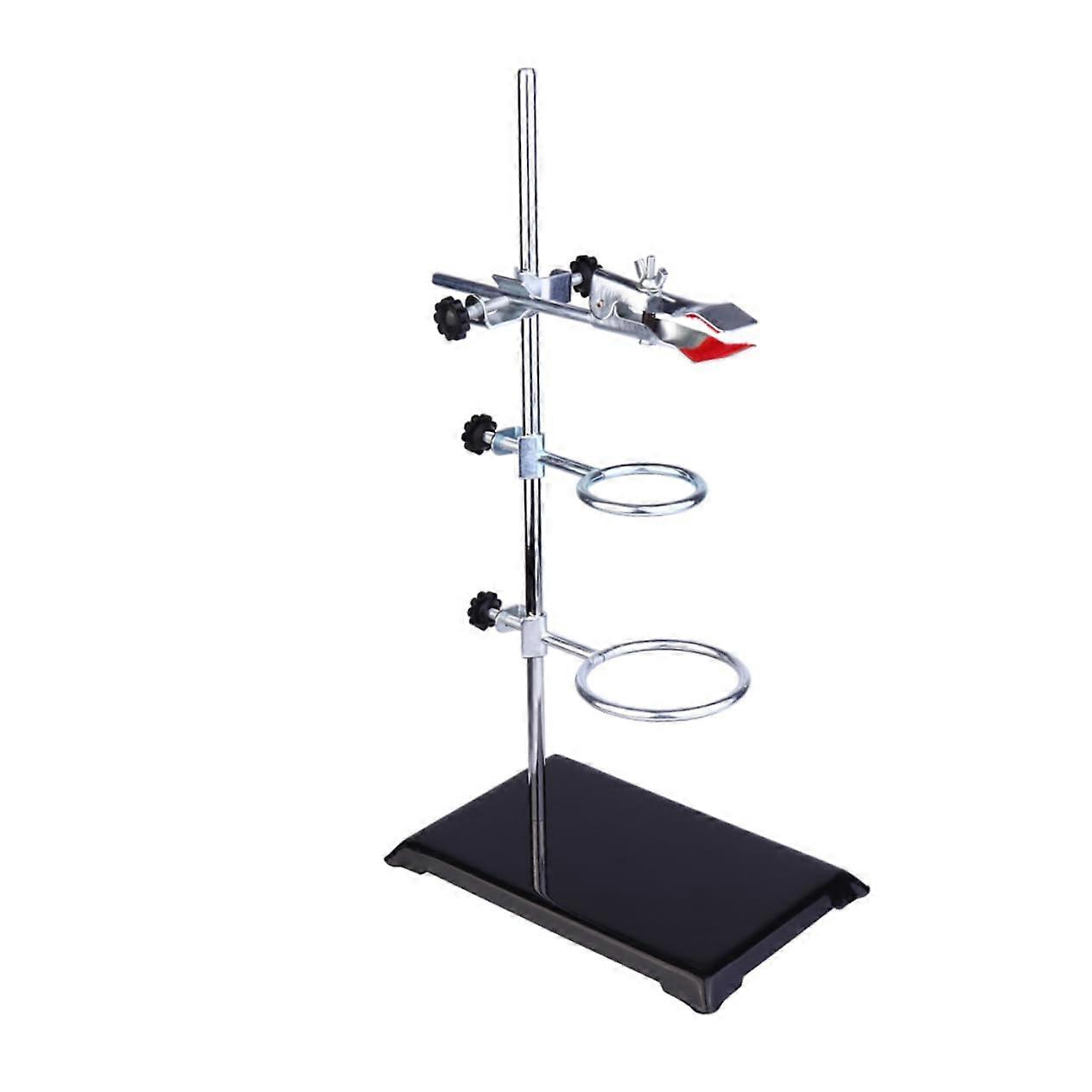 Iron Platform Stand Ring Clamp Lab Stand Clamp Chemistry Lab Equipment Set