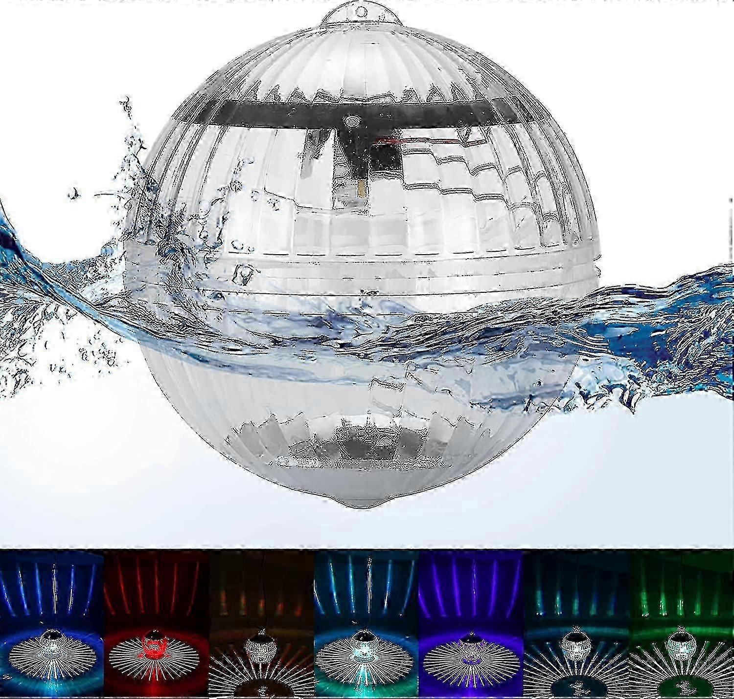 Solar Floating Pond Lights, Waterproof Led Color Changing Garden Pool Lights