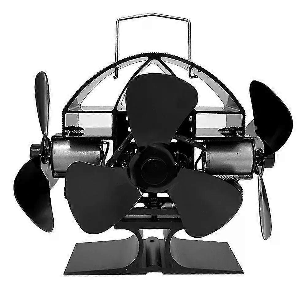 Energy Saving Heat Powered Fireplace Fan Electricity Free Fan Efficient Heat Distribution High Temperature Resistant