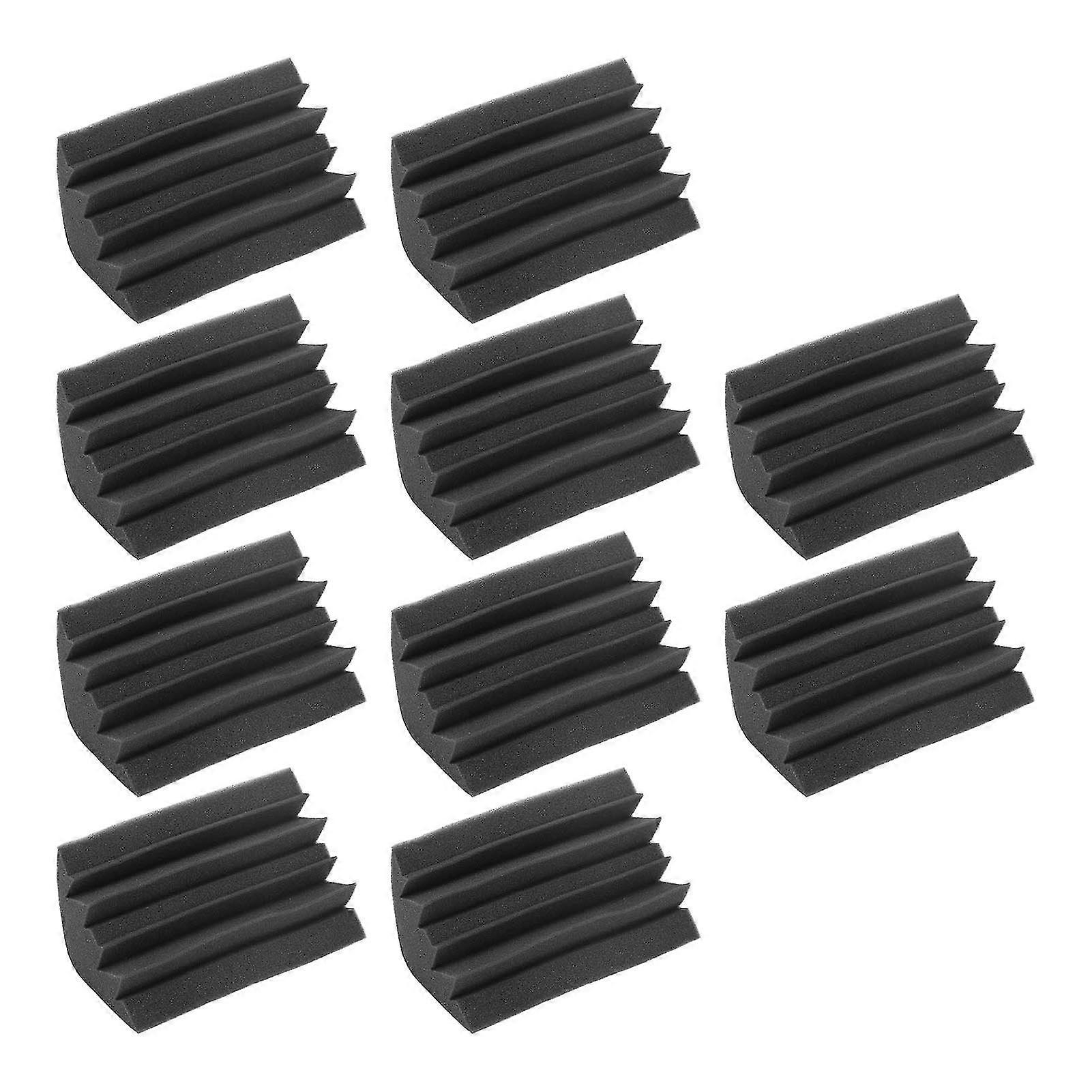 10Pcs Foam Noise Pollution Reducing Polyurethane Sound Absorption Foam Panel Acoustic