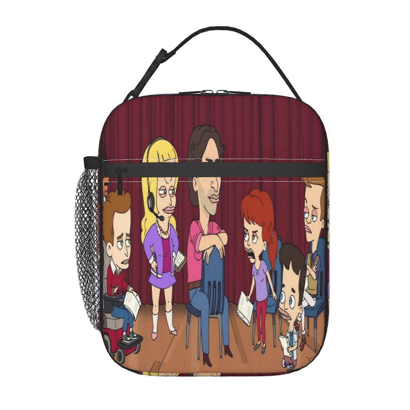 o100 Big Mouth Lunch Bag with Built-in Cutting Board, Innovative All-in-One Design for Outdoor Enthusiasts p100