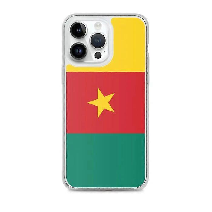 iPhone Case - Cameroon Flag - iPhone 14 Pro Max - Flexible - Multicolor - Vertical