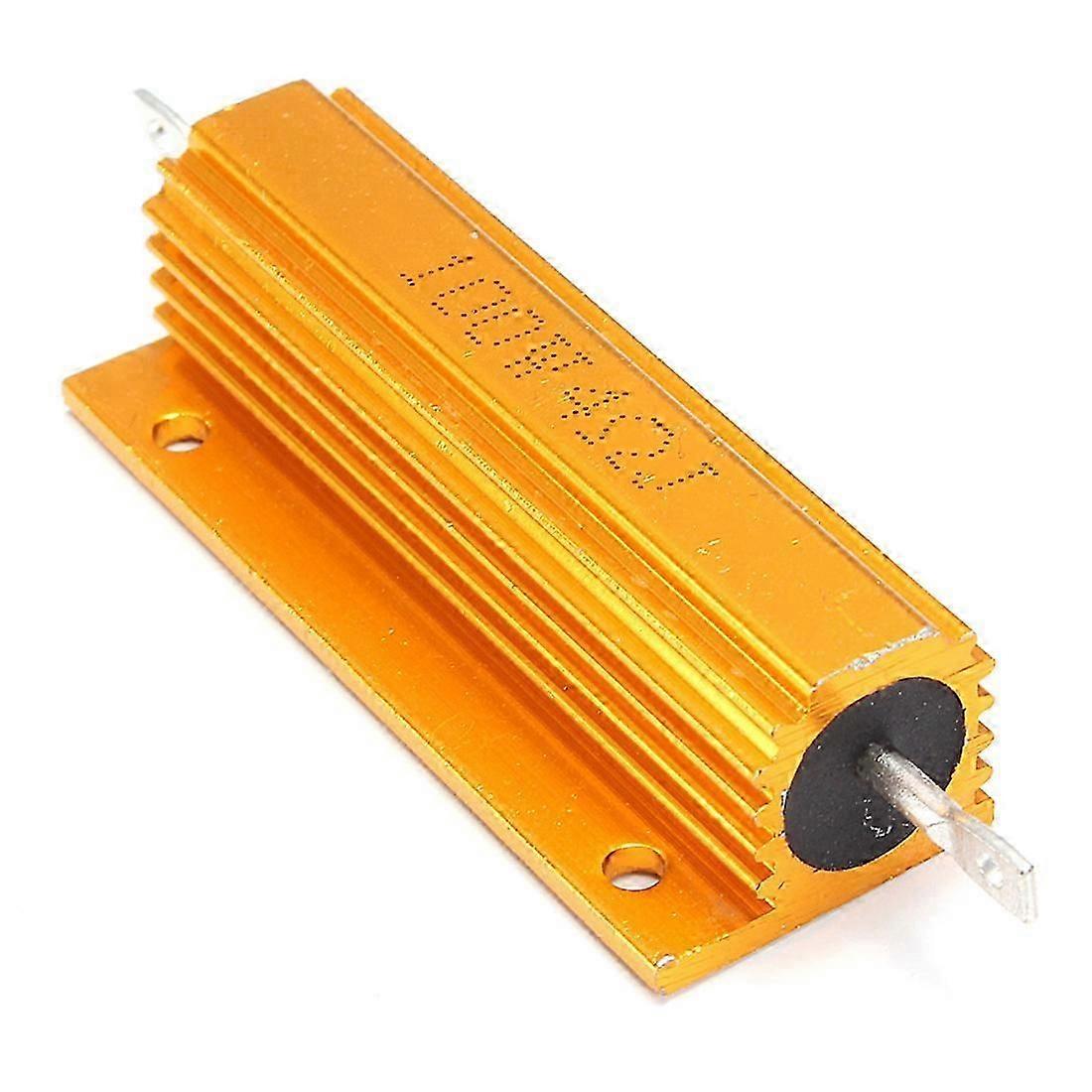 Rezistență Rezistență Aluminiu Auriu 100W, 4 Ohm 4R KB
