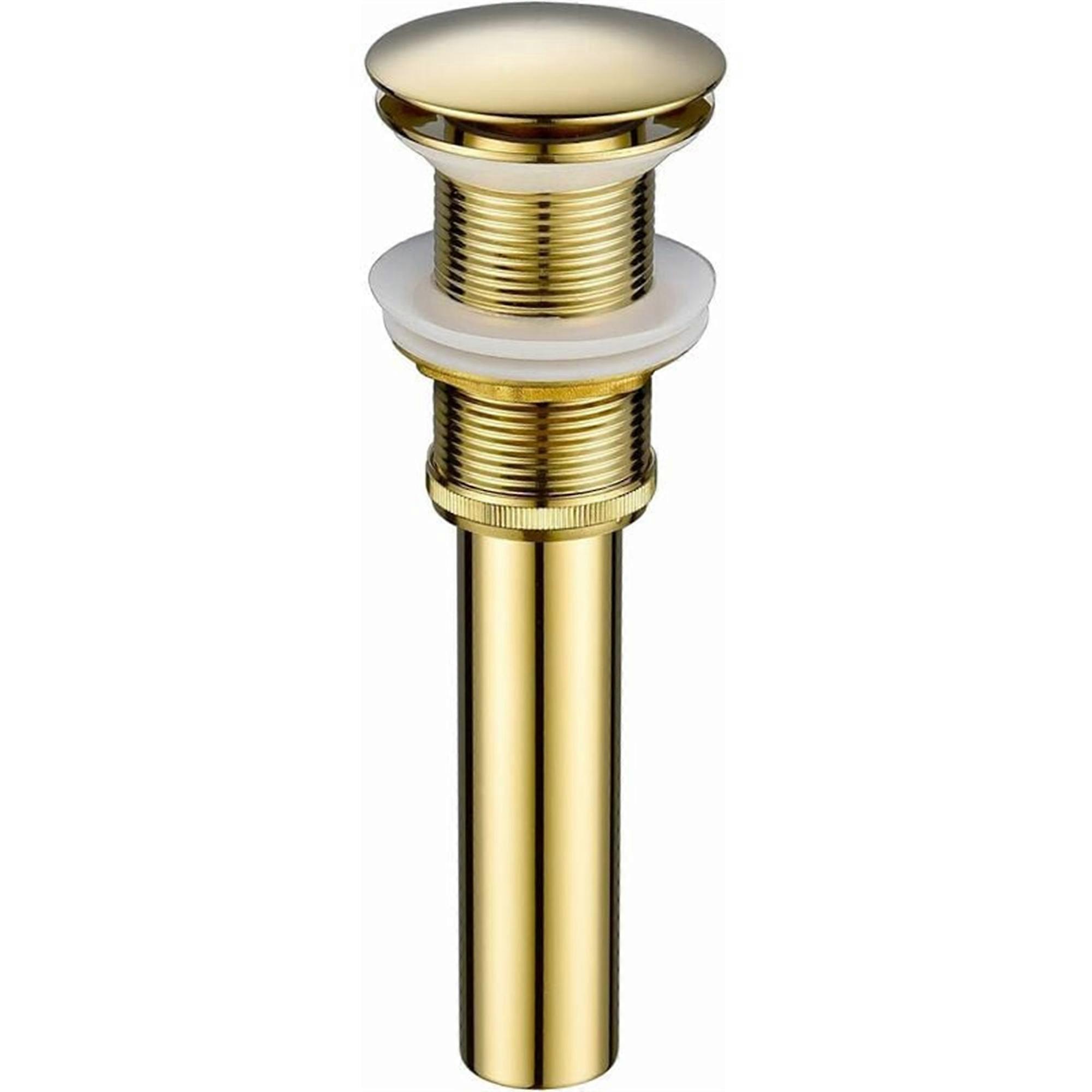 Built-In Filter Bathroom Drain, Durable Solid Metal Construction For Bathroom Without Overflow Vessel Sink, Ensures Durability And Dependability