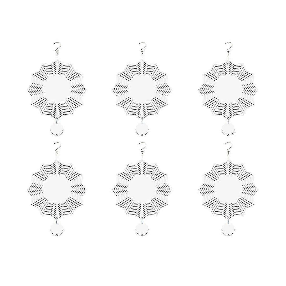 Sublimation Wind Spinner Blanks 3d Wind Spinners Hanging Wind Spinners For Outdoor Garden Decoratio
