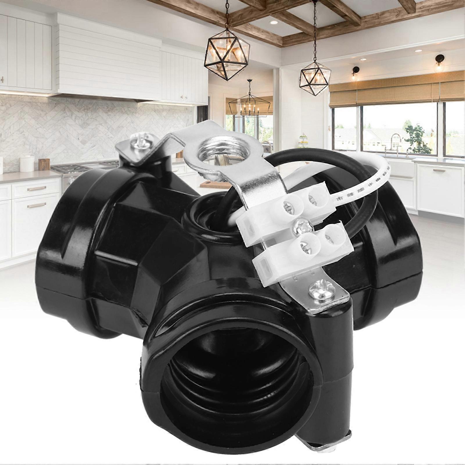 2pcs 3 Heads E27 Light Socket, 3 Heads E27 Lamp Base 3 Heads E27 E27 Lamp Holder for Incandescent Light 220V-250V Black