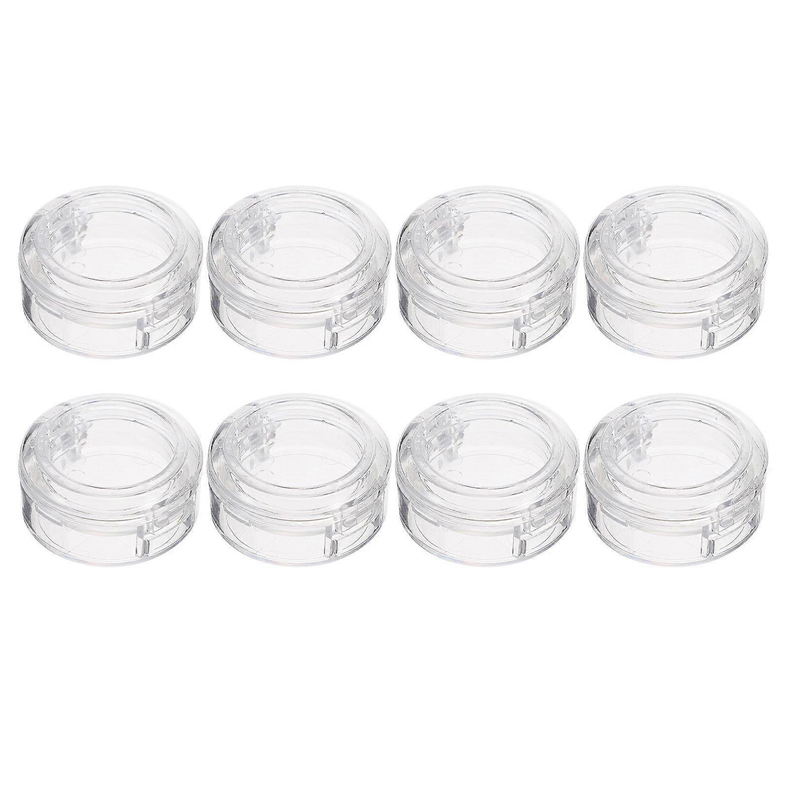 Transparent ABS Makeup Organizer with Sealing Properties for Storage Use 8pcs Eyeshadow Box