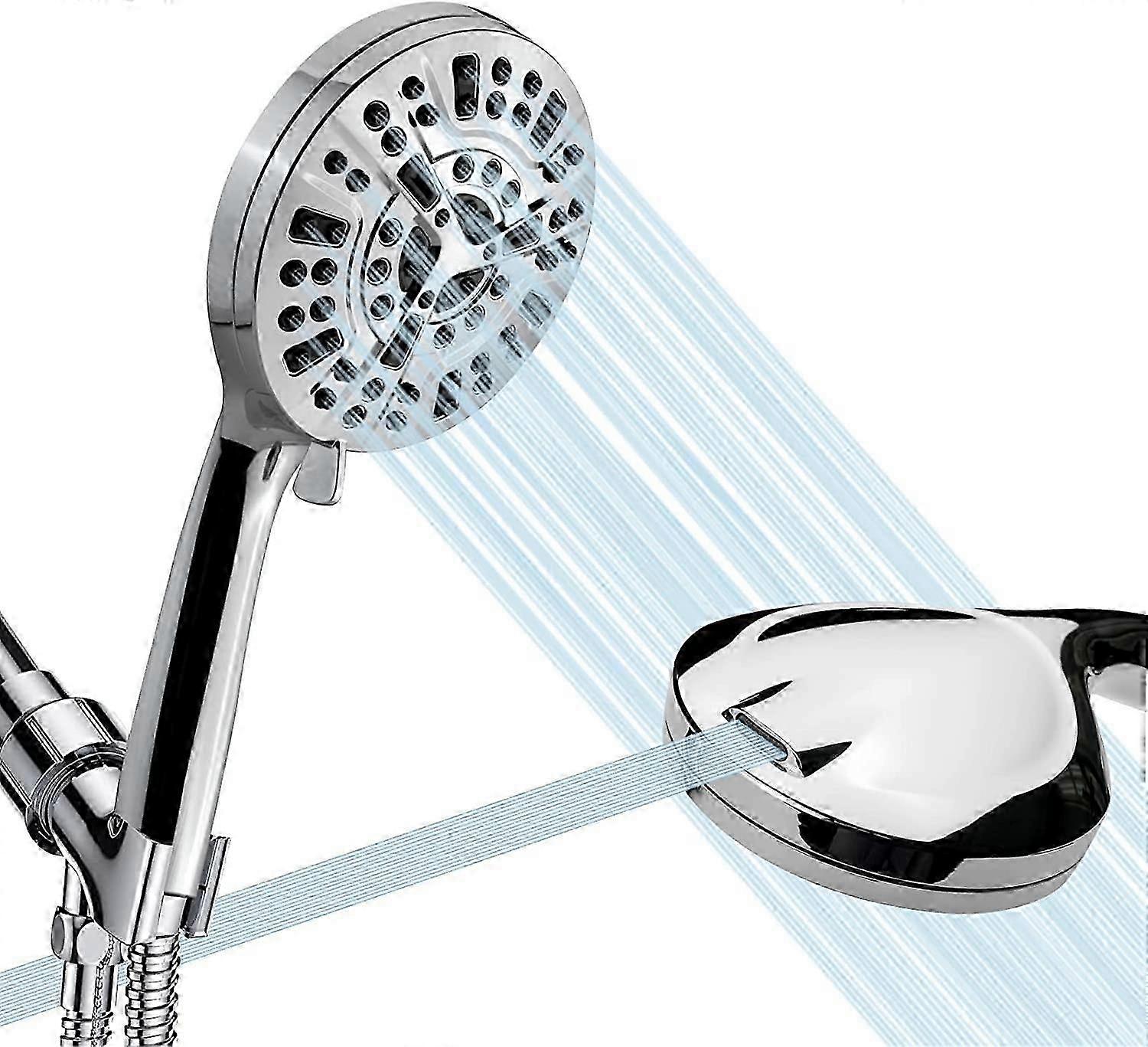 High-Pressure Handheld Shower Head for a Strong Water Flow Experience