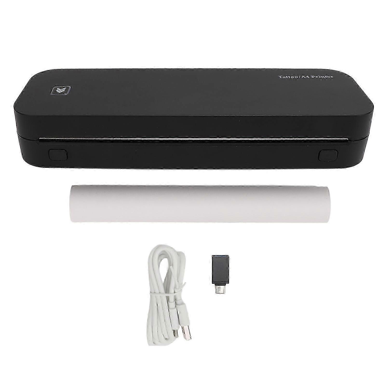 Portable Printer Wireless For Travel Bluetooth Printer A4 Inkless Printer For Ios For Android Laptop