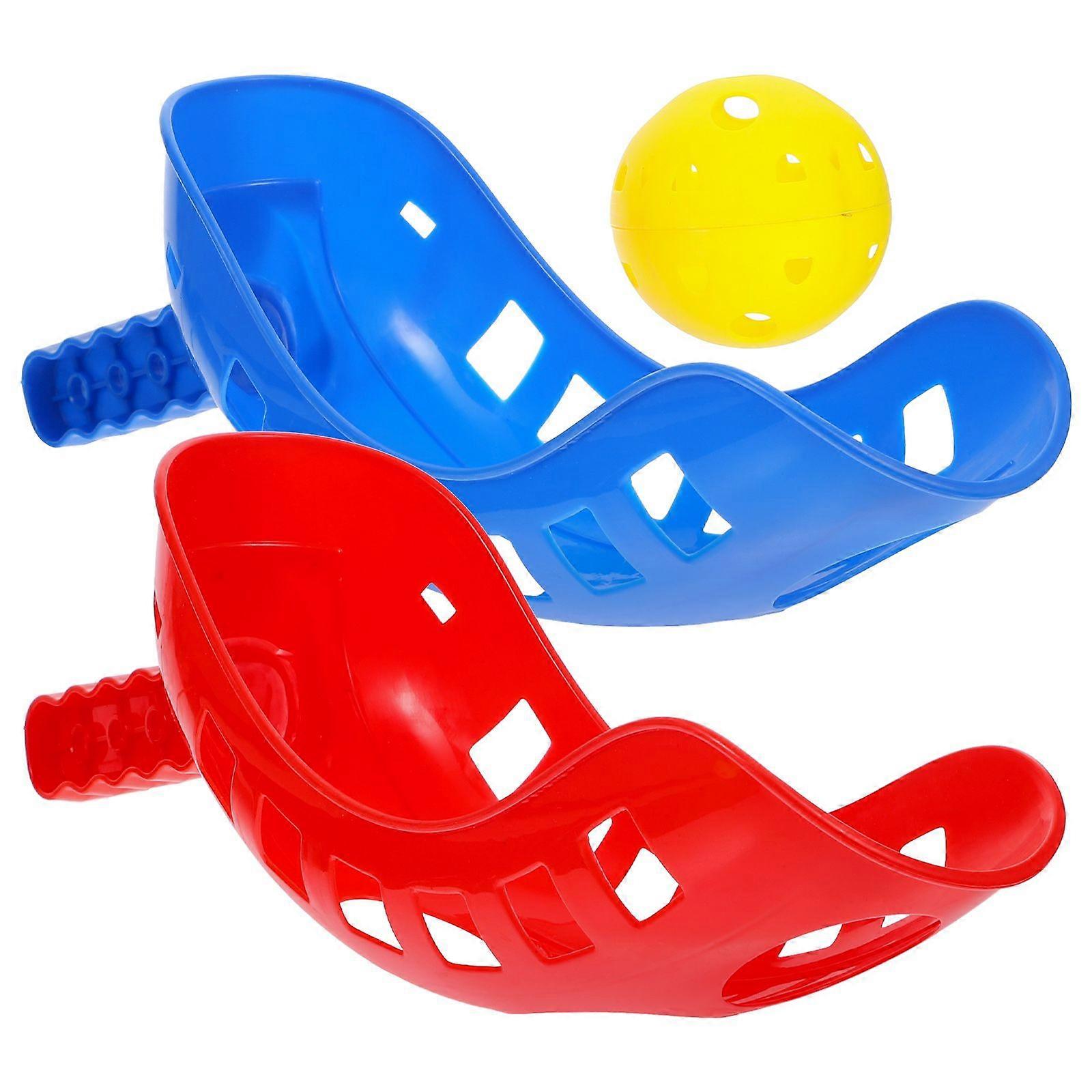 Scoop Ball Game Scoop Toss & Catch Set Outdoor Sports Beach Game for Kids (Random Color)