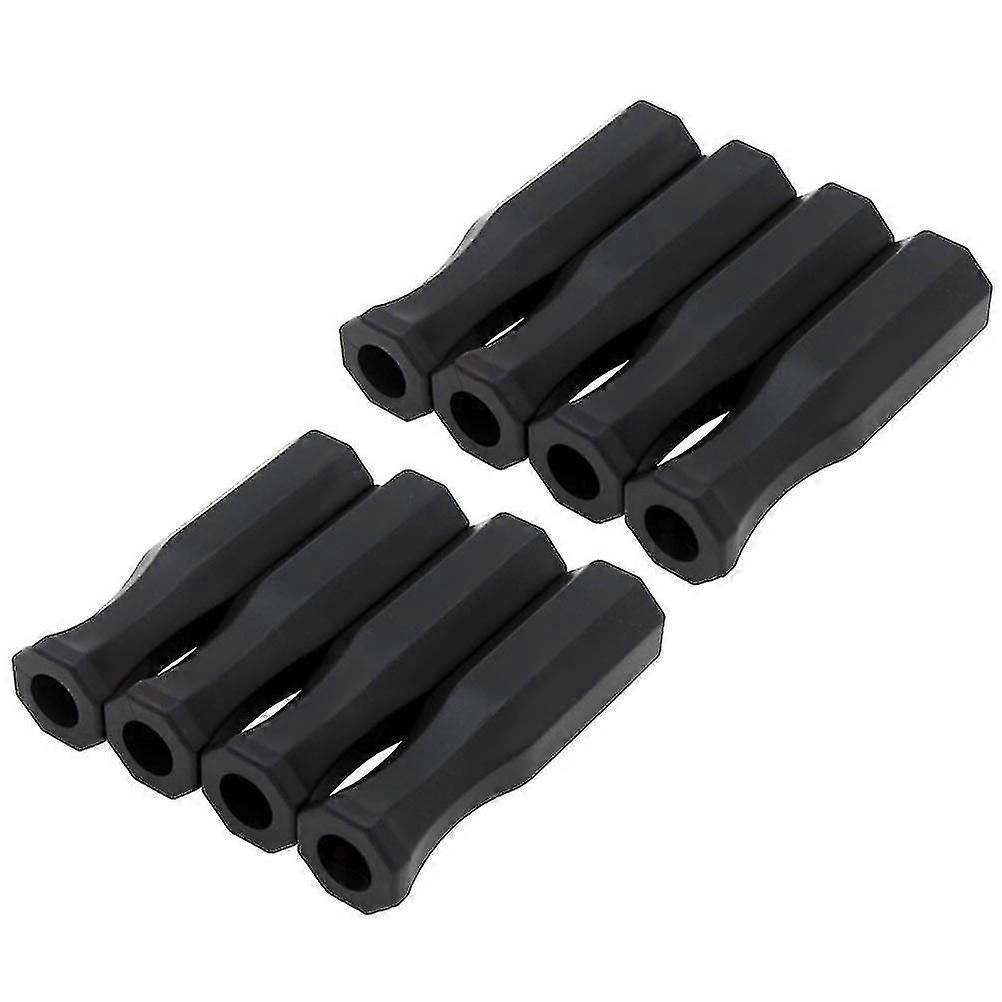 8 Pcs Plastic Table Football Handle Covers Foosball Handle Grip Replacement Spare Part Foosball Handle Grip Case Universal Safety Table Football Acces
