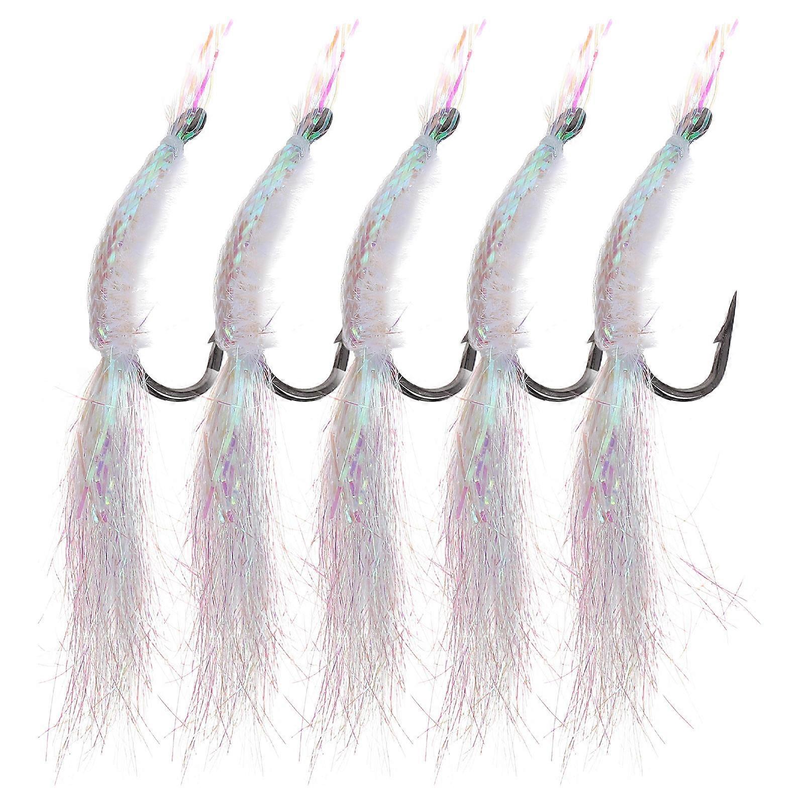 Soft Fishing Lure Set   High Simulation Fake Shrimp Baits with Hooks for Freshwater Bass and Trout, Beginner Friendly Durable Design
