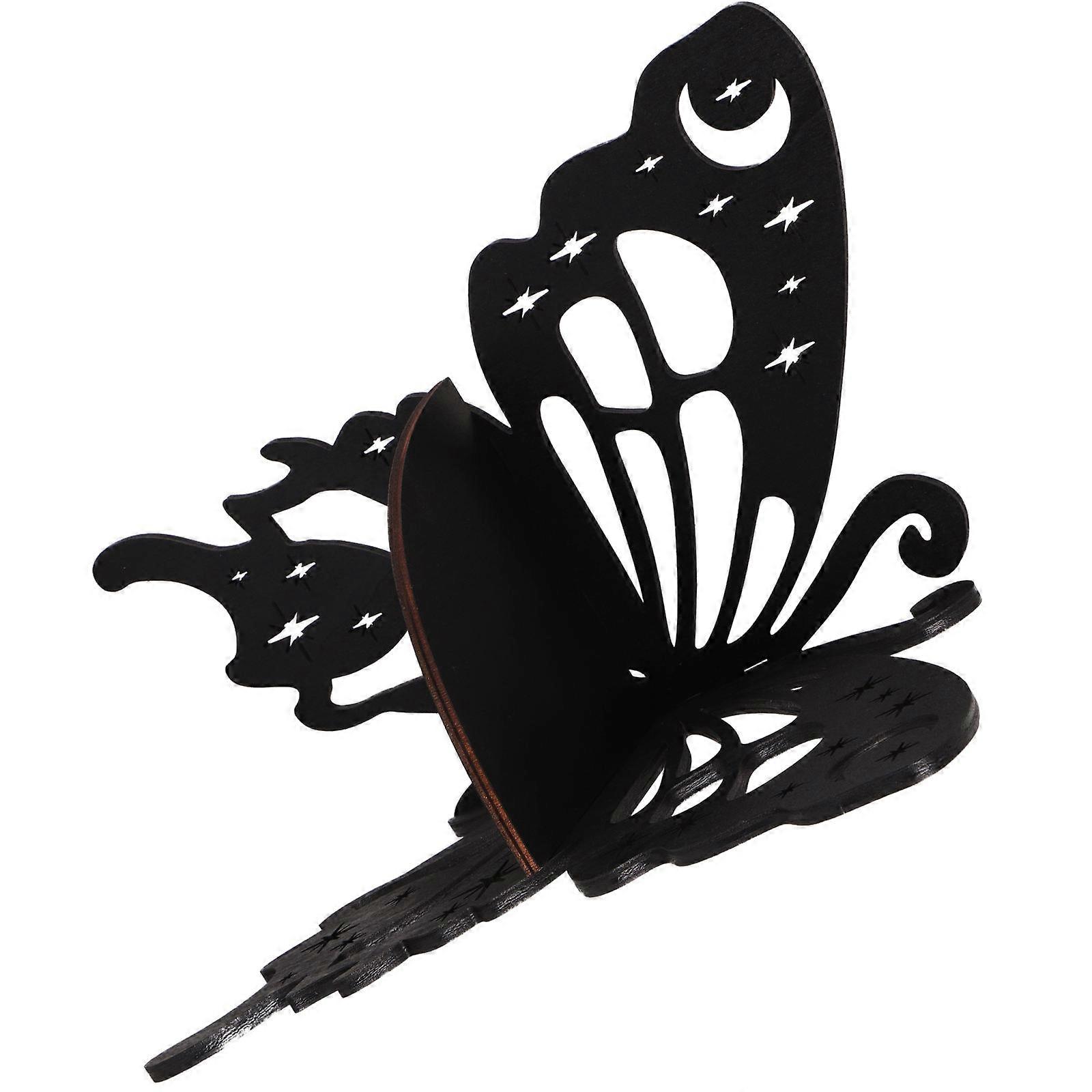 Decorative Shelving For Wall Butterfly Shelf Wood Wall Shelf 10.2 9.4 4.5in Wall Mounting 1Pack