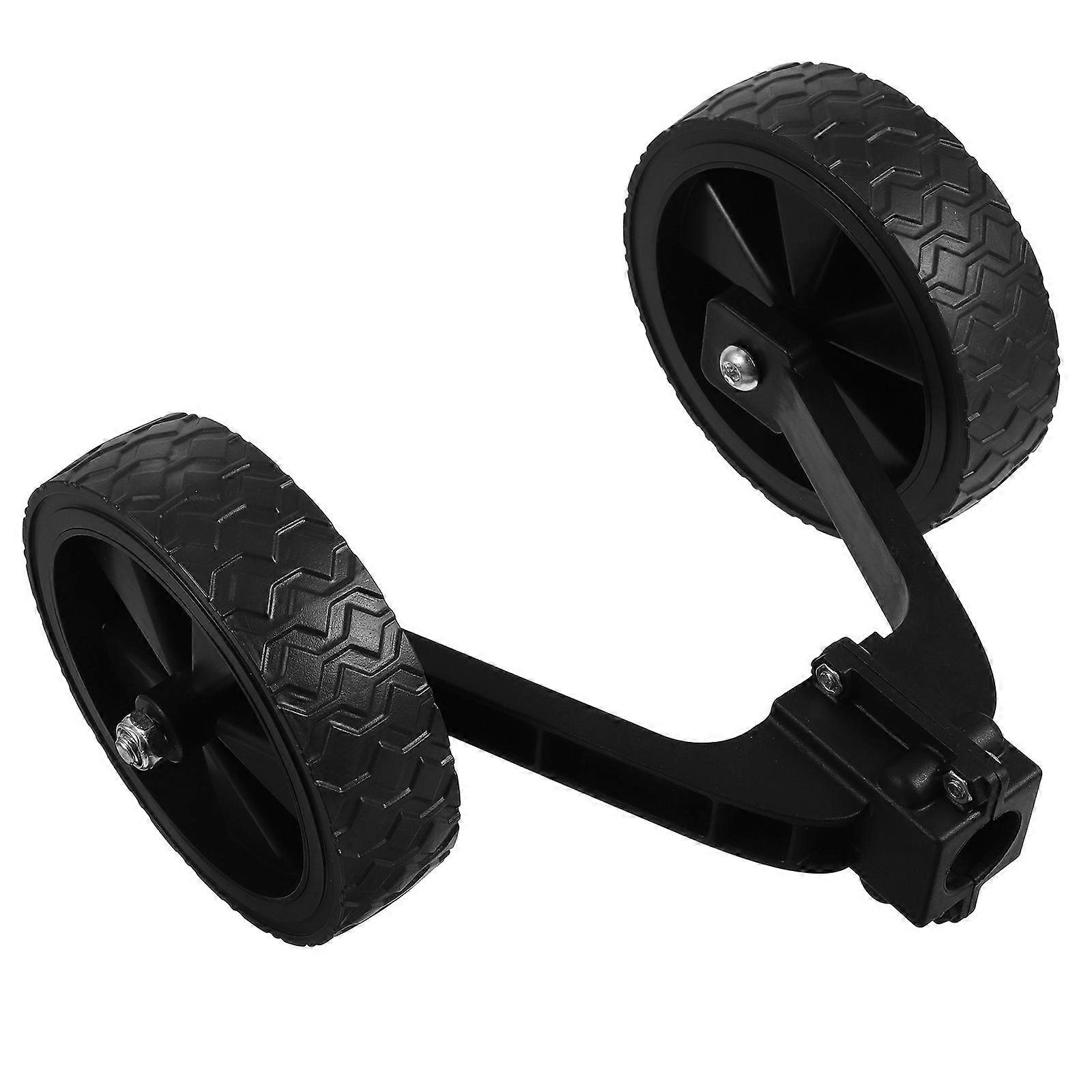 String Trimmer Wheel Attachment Support Wheel Efficient Mowing For Lawn Mower And String Trimmer Black 10.2 8.9 4.9in 1Pcs