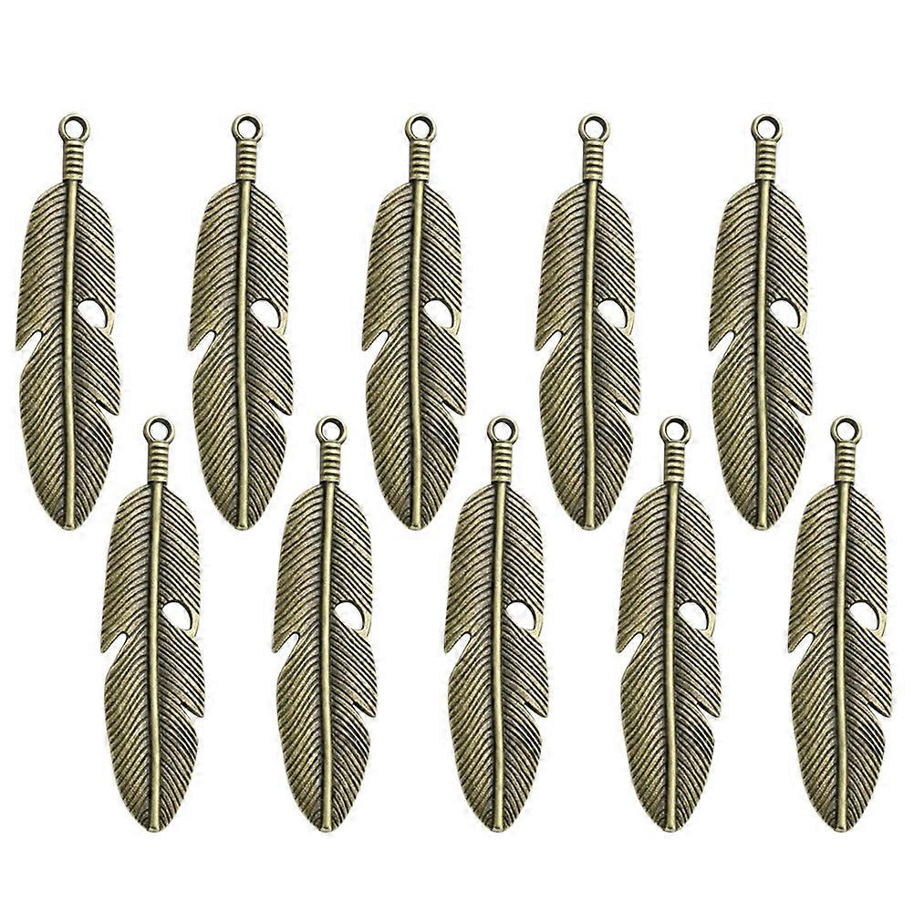 DIY Jewelry Making Shape Pendant for Necklace Bracelet Alloy Material Craft Enthusiasts 10Set