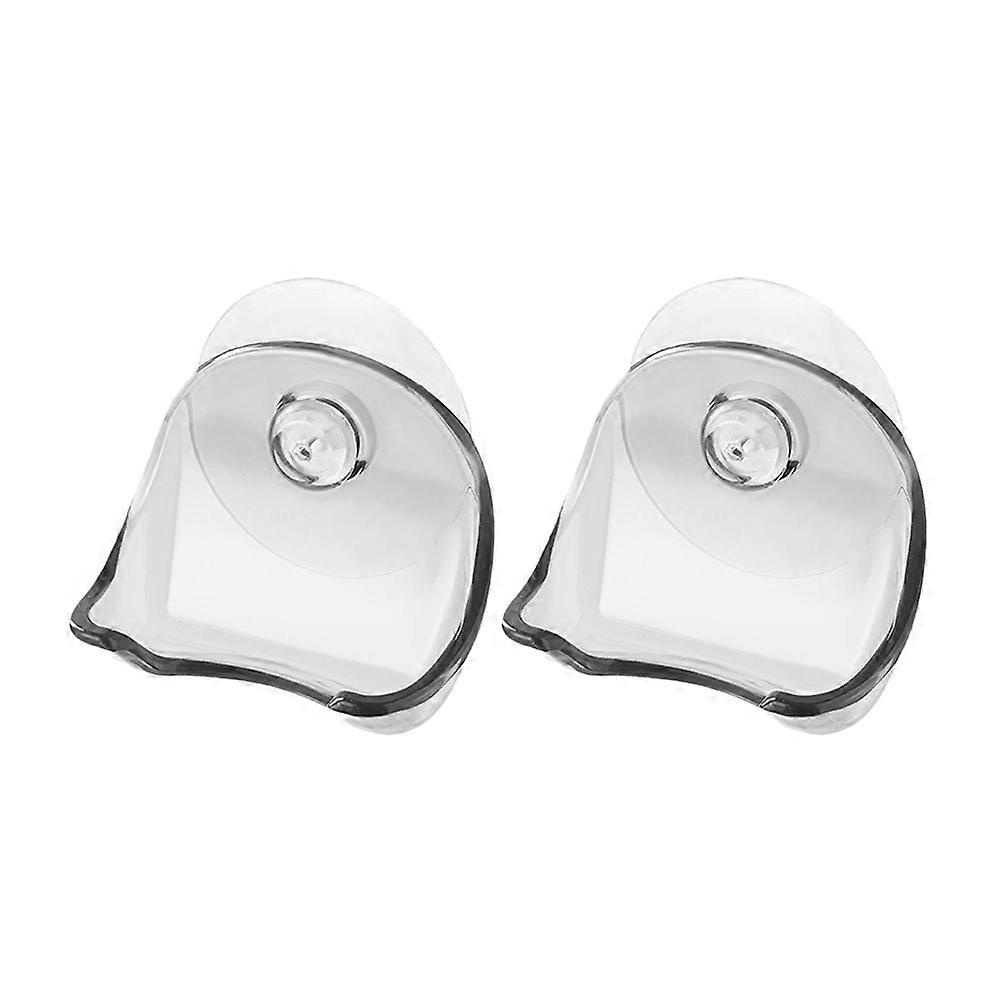 Grey Suction Cup Holder for Holding 2Pcs Bathroom Storage Rack