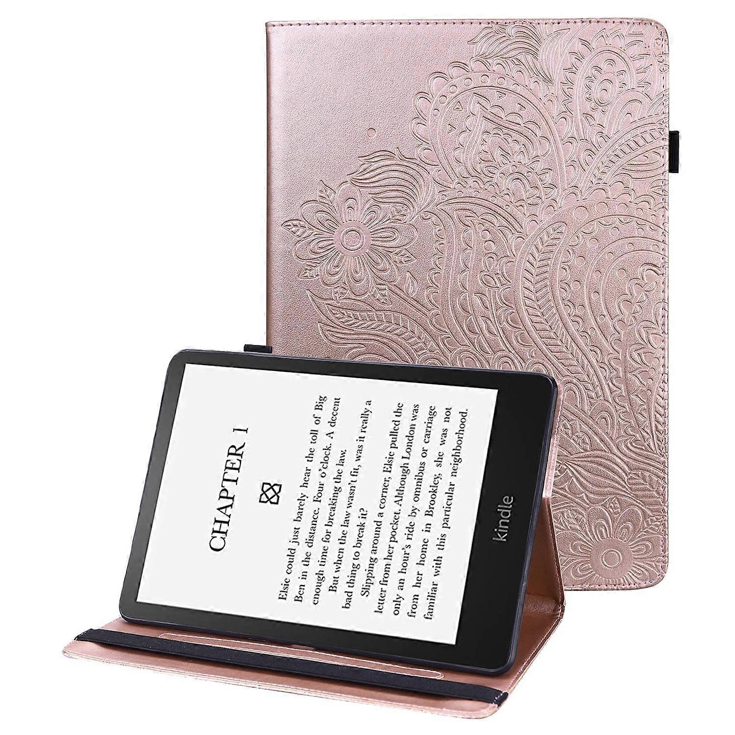 Custodia per e-reader Amazon Kindle Paperwhite (2024) in pelle PU con supporto per slot per carte