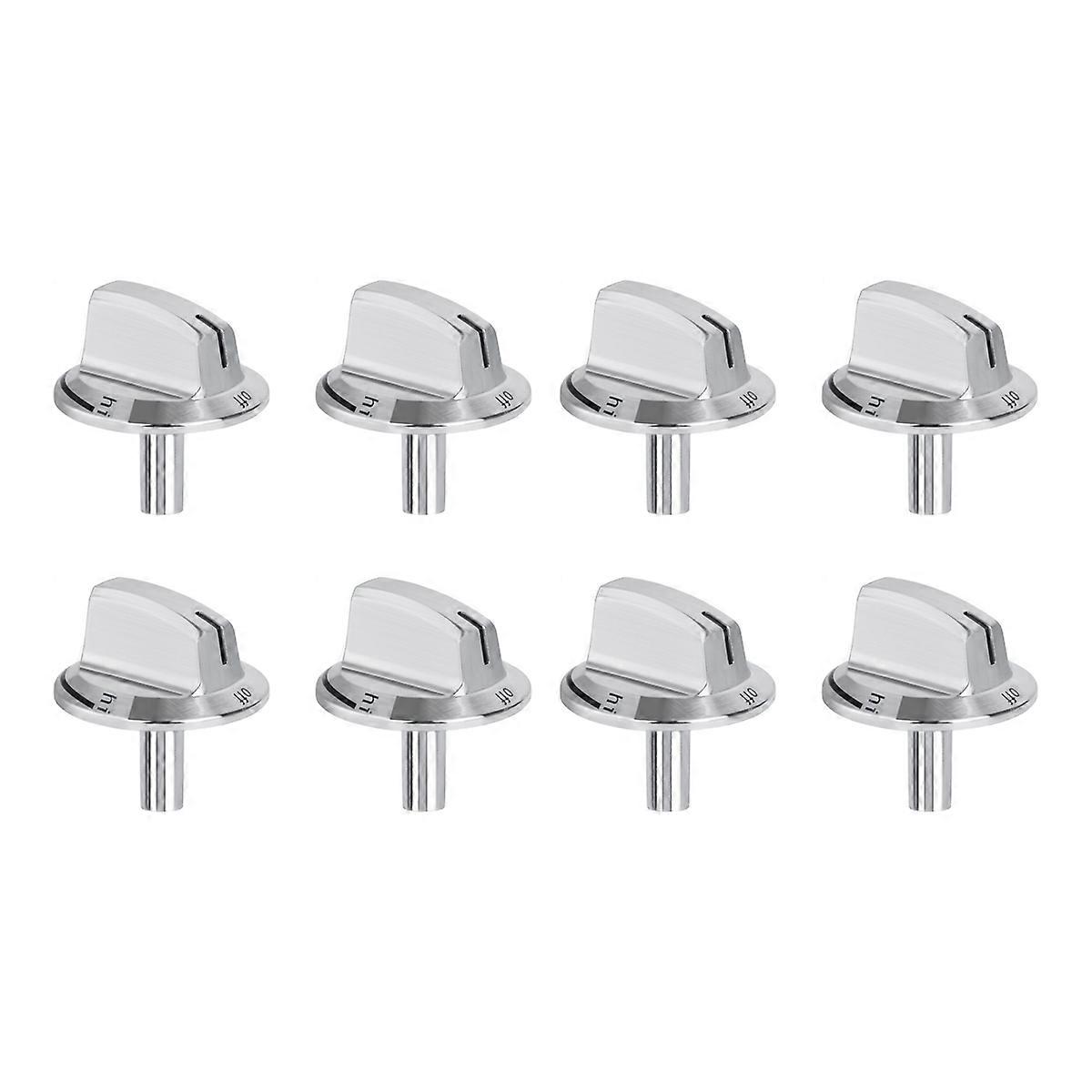 8 PCS Upgrade 5304525746 Long Stem Stove Knobs Replacements, Compatible Stove Range Oven Knobs