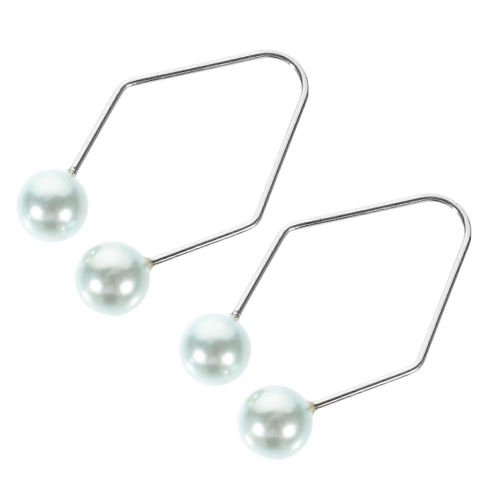 Face Slimming Tool Set - 2 Pieces Cheekbone Enhancer Metal Dent Maker for Facial Training, Silver Alloy Grin Trainer