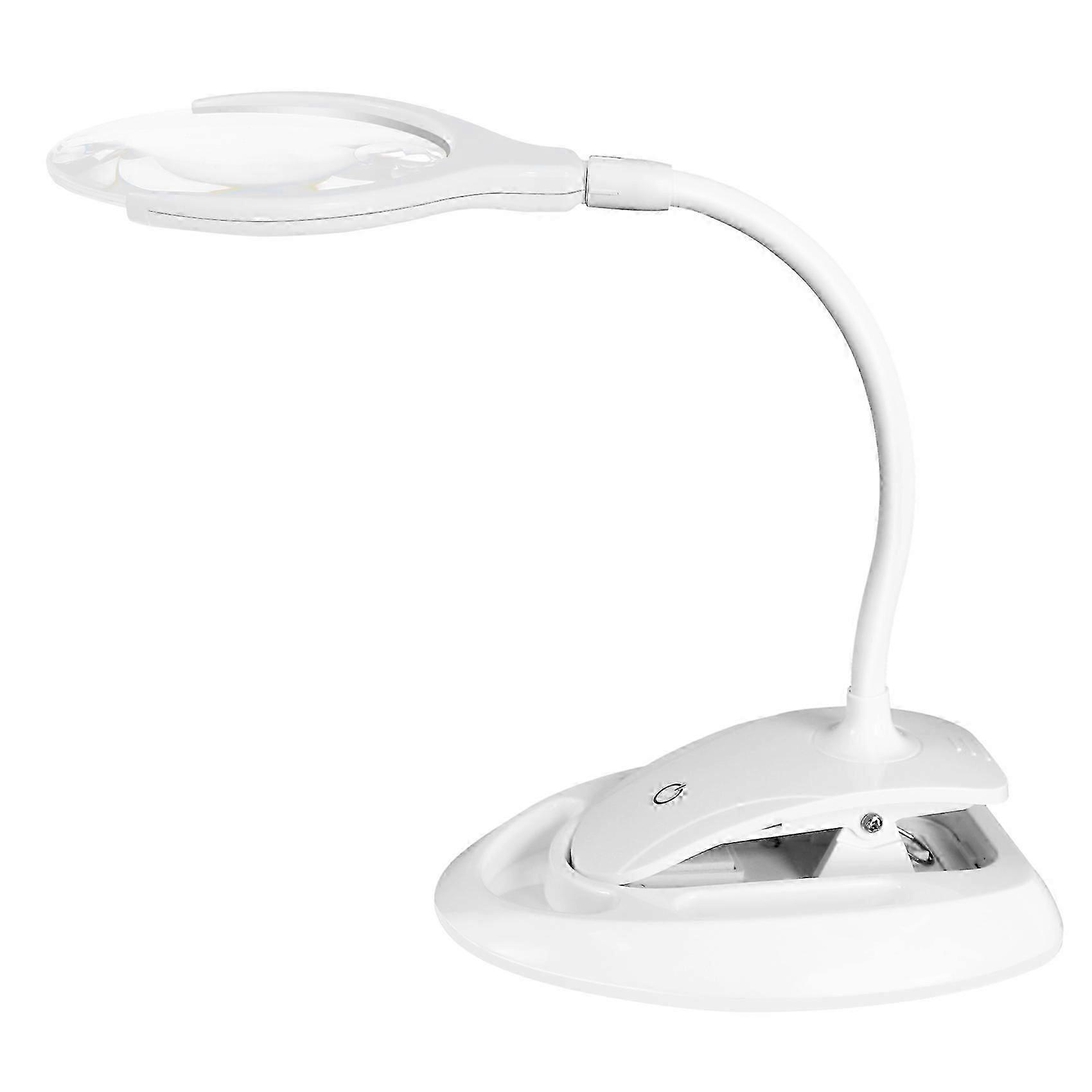 Handheld Magnifier 3X 8X Illuminated Desk Table Led Lamp Magnifying Glass Rechargeable Magnifier Wi