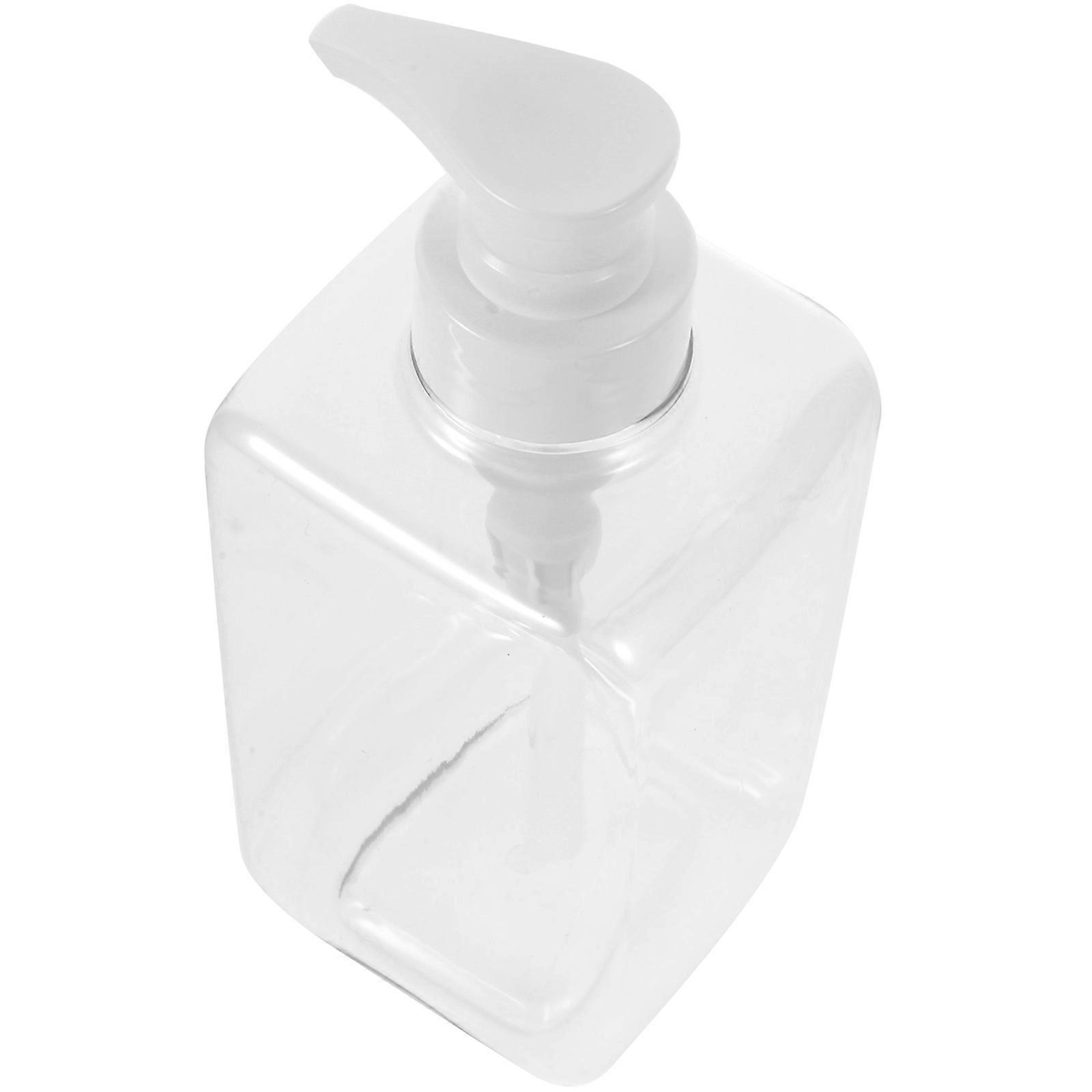 Here's a well structured product description for your **Refillable Soap Pump Bottle / Clear Shampoo Dispenser** that's optimized for e commerce