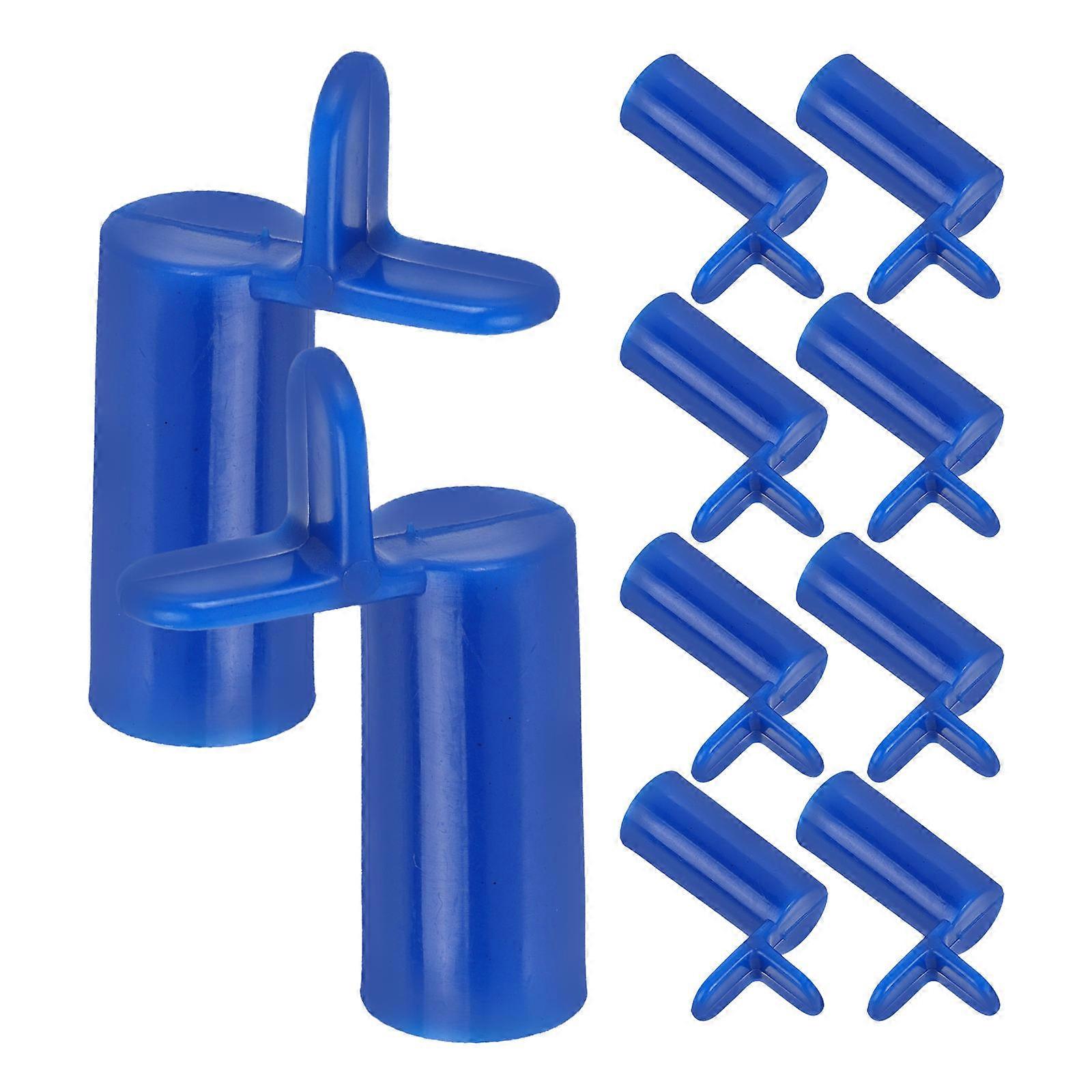 Pool Cue Bridge Head Billiards Cue Rack End Caps Beginners Material 10Pcs