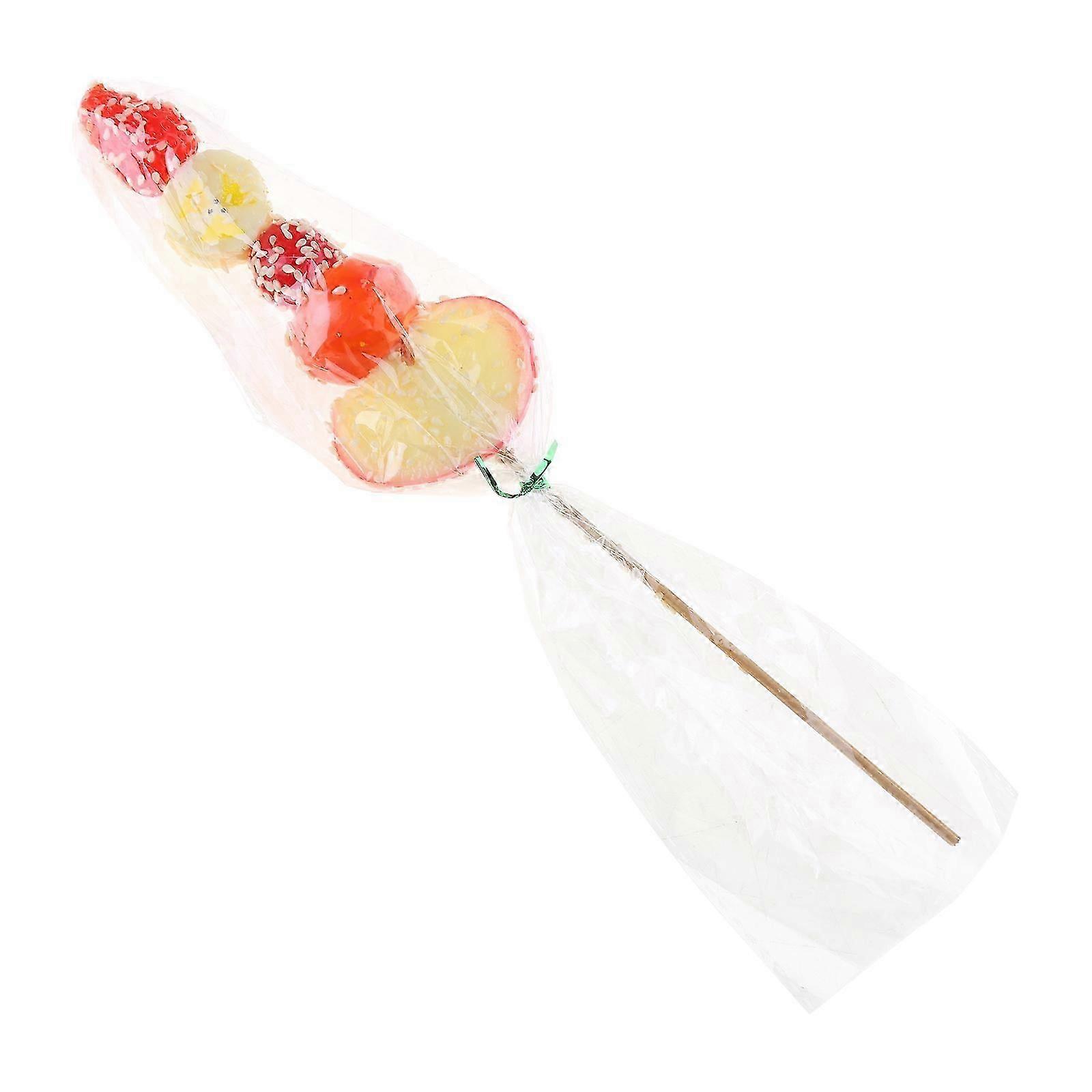 Artificial Sugar-Coat Haws Realistic Candied Haws Simulation Candied Haws Artificial Fruit for Photography Props