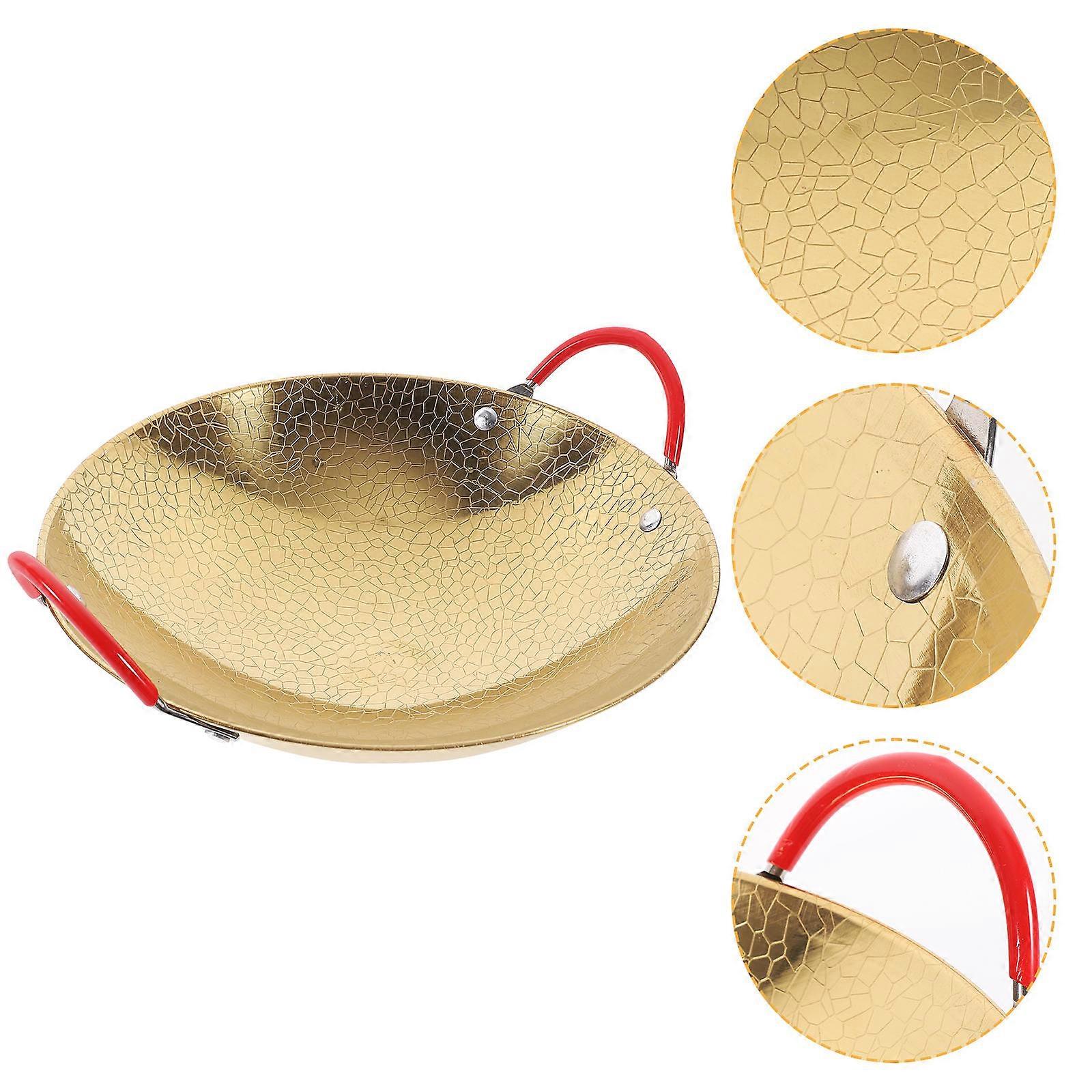 Korean Ramen Pot Stainless Steel Soup Pot Easy to Clean For Home Use 25.8X22.5X9CM 1Pcs