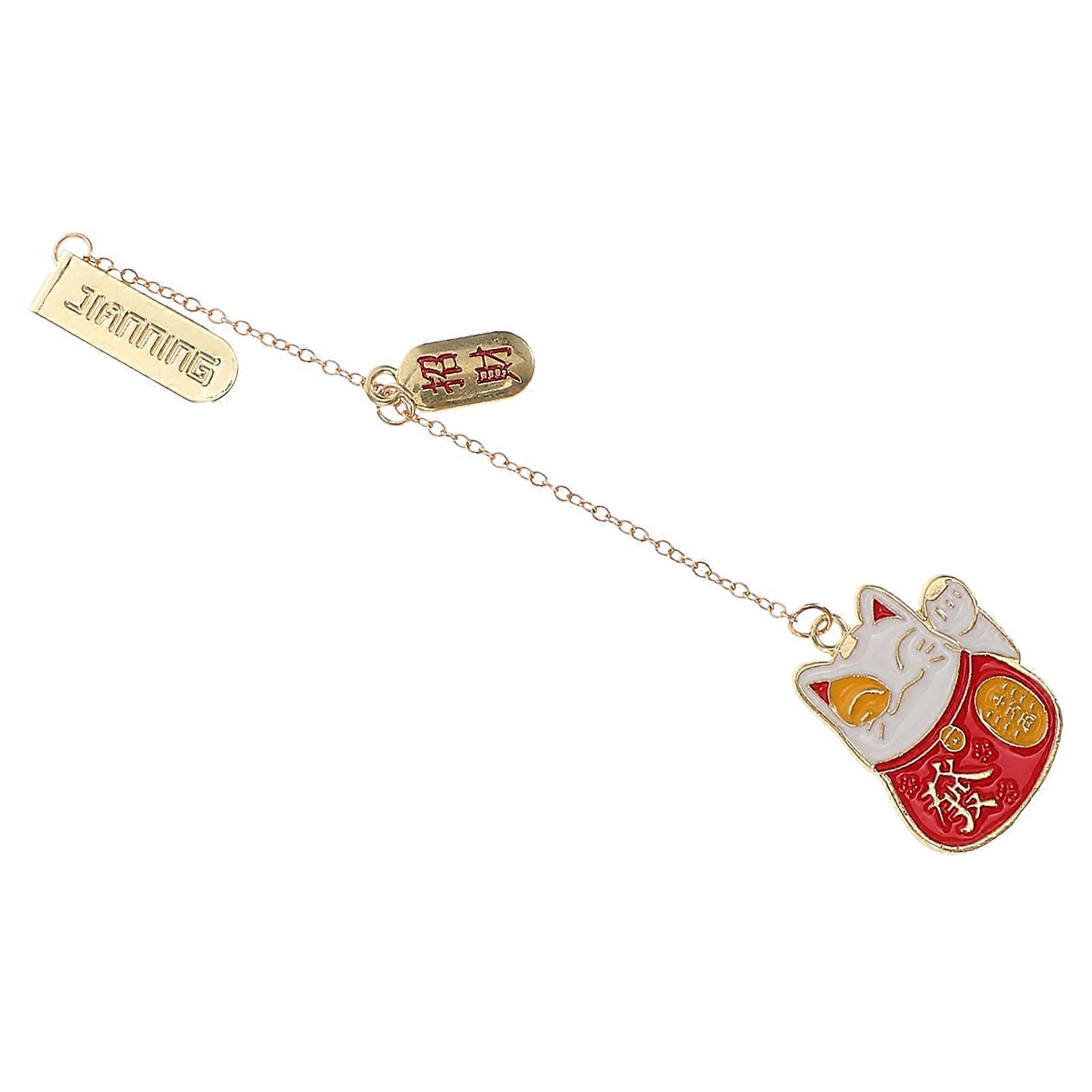 Fancy Bookmark With Pendant Friends Multi 14.5X0.7X0.2CM Zinc Alloy Book Decorative Accessory Vintage 1Pcs