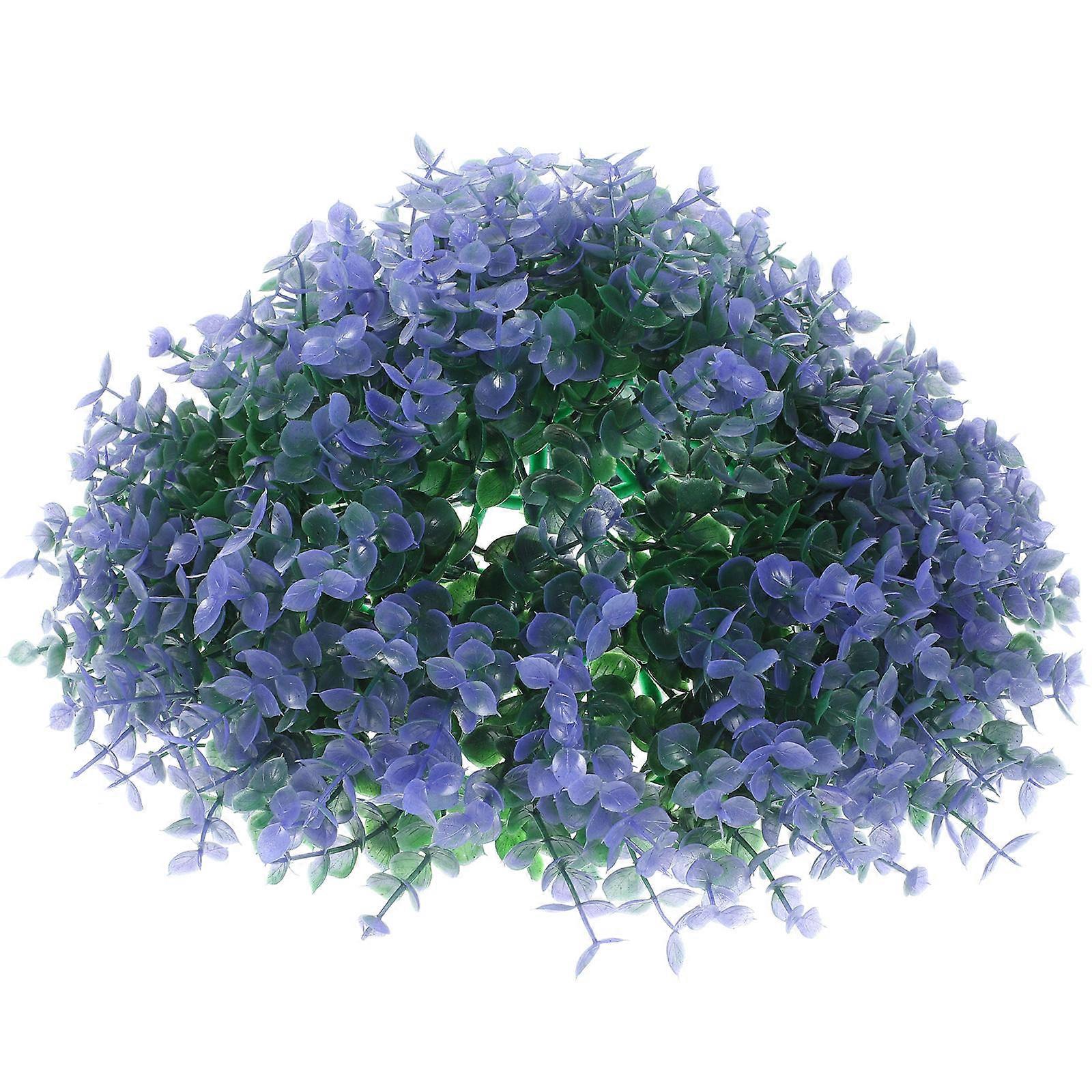 Artificial Grass Ball Artificial Topiary Plant Ball Homeowners 30CM Diameter Good Workmanship 1Set
