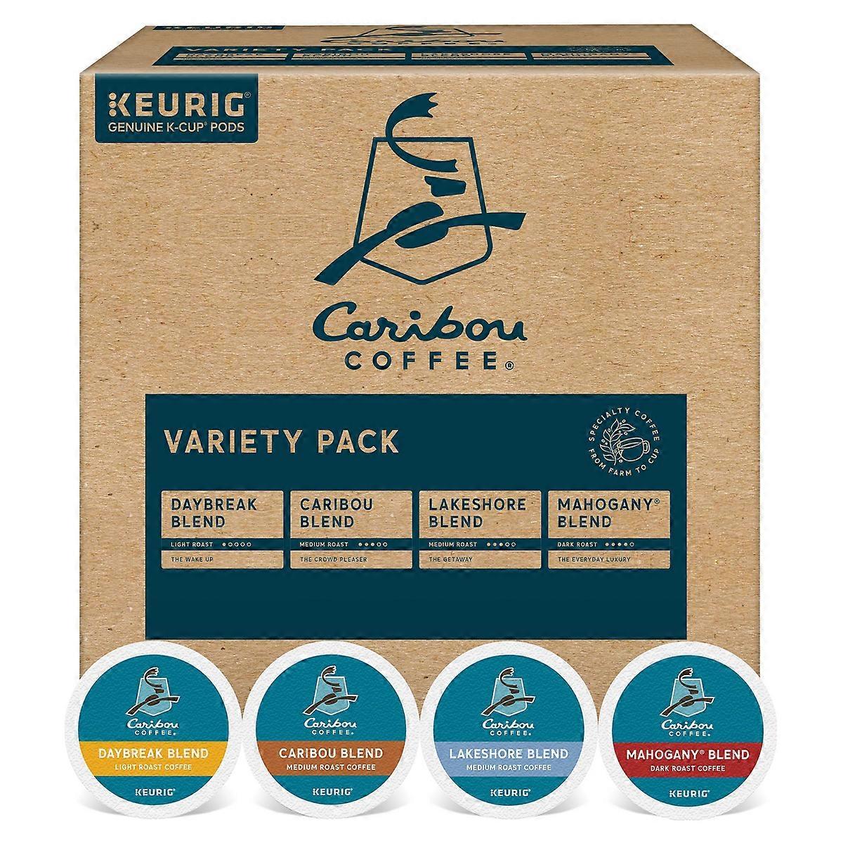 Caribou Coffee Keurig K-cup Variety Pack Medium Roast Coffee - 40ct