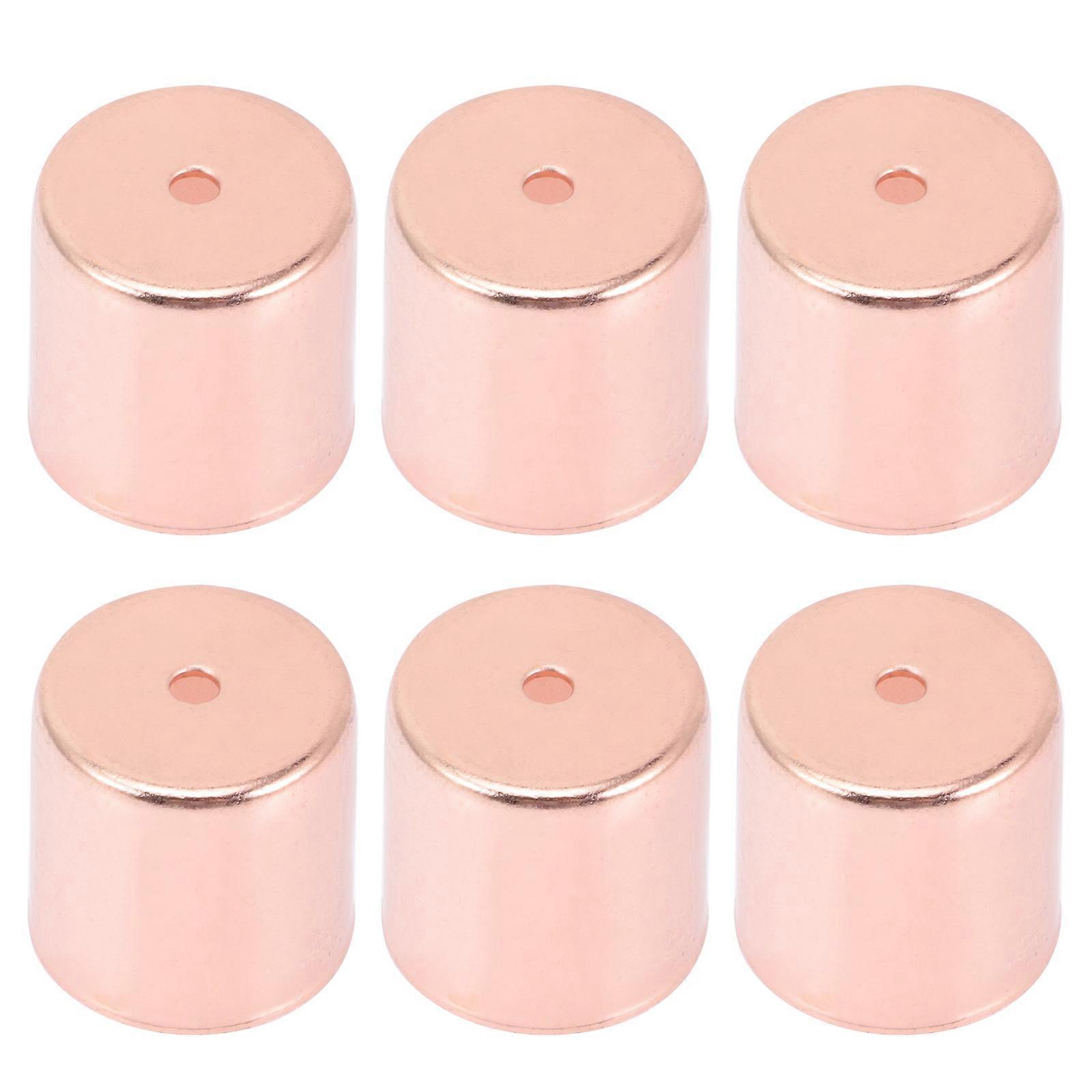 Iron Candlestick Holder Create Romantic Atmosphere For Candlelight Dinners 6Pcs Golden Simple Design