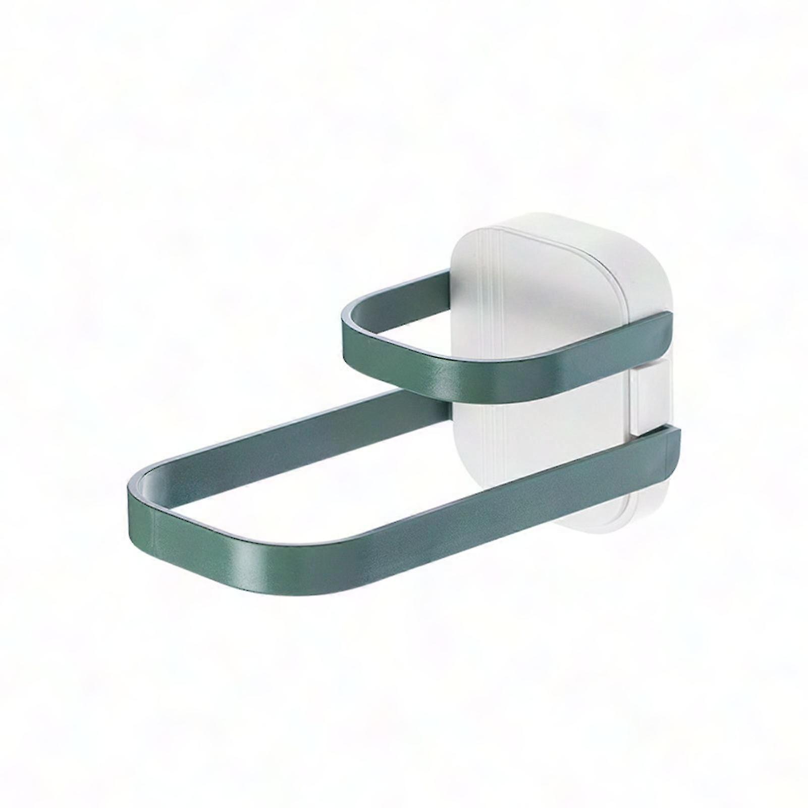 Foldable Wall Mounted Hanger Rack - Double Layer Strong Load-Bearing PS Holder for Home Storage