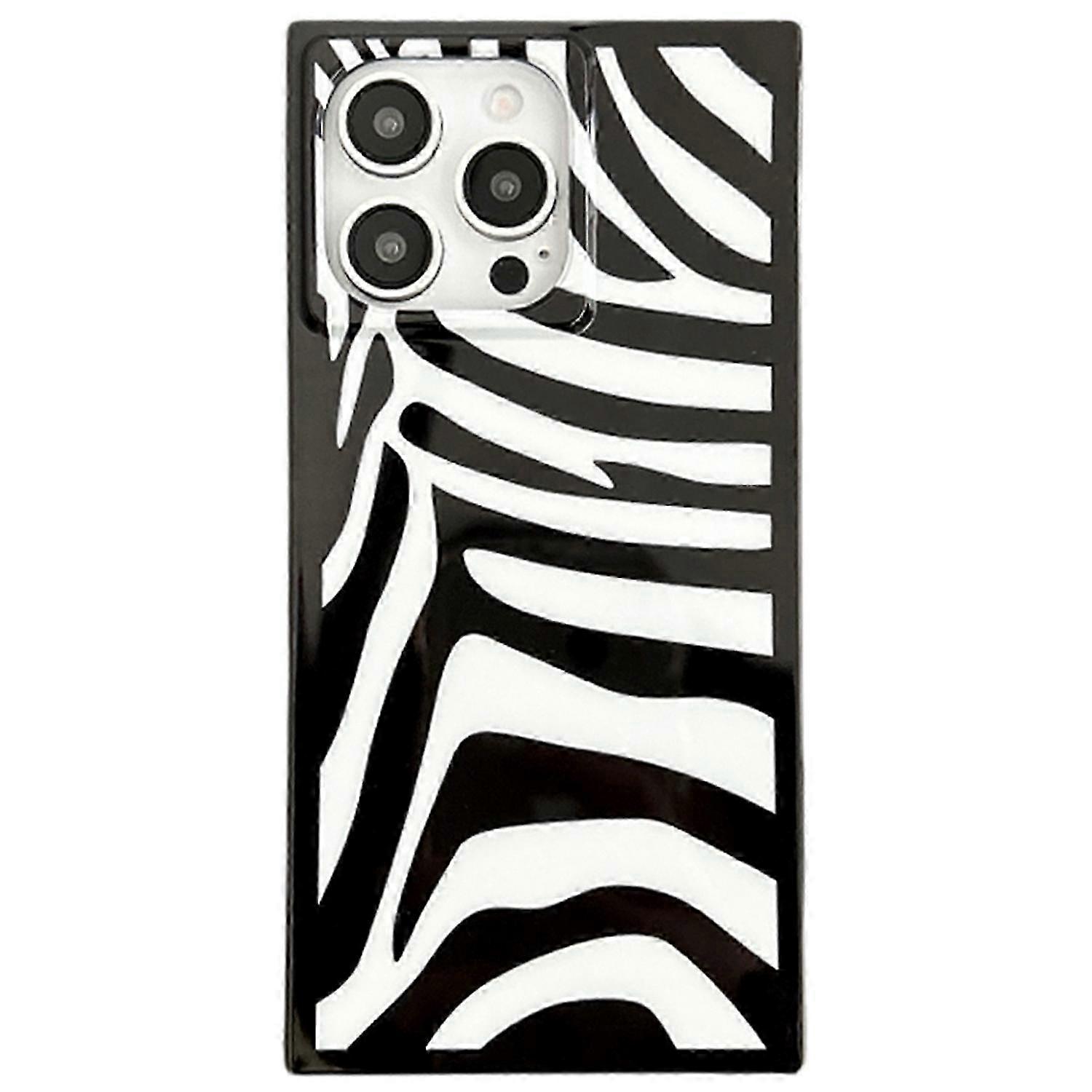 Square Pattern TPU Soft Phone Cover for a Certain Brand Glossy Surface