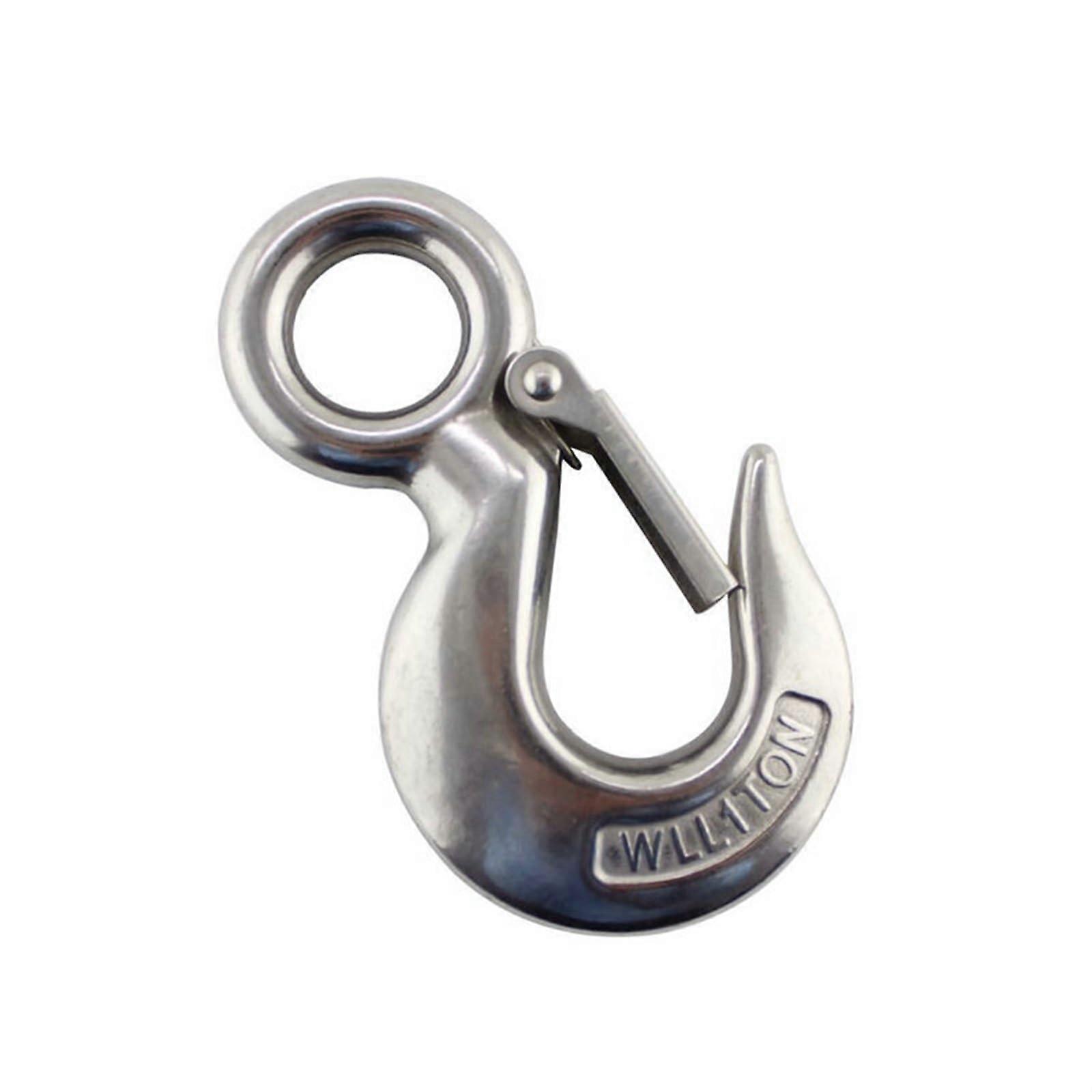 Crane Chain Hook WLL 0.5 t/0.75 t/1 t/1.5 t/2 t/3 t S304 Fixed Eye Hook (1.5T WLL)