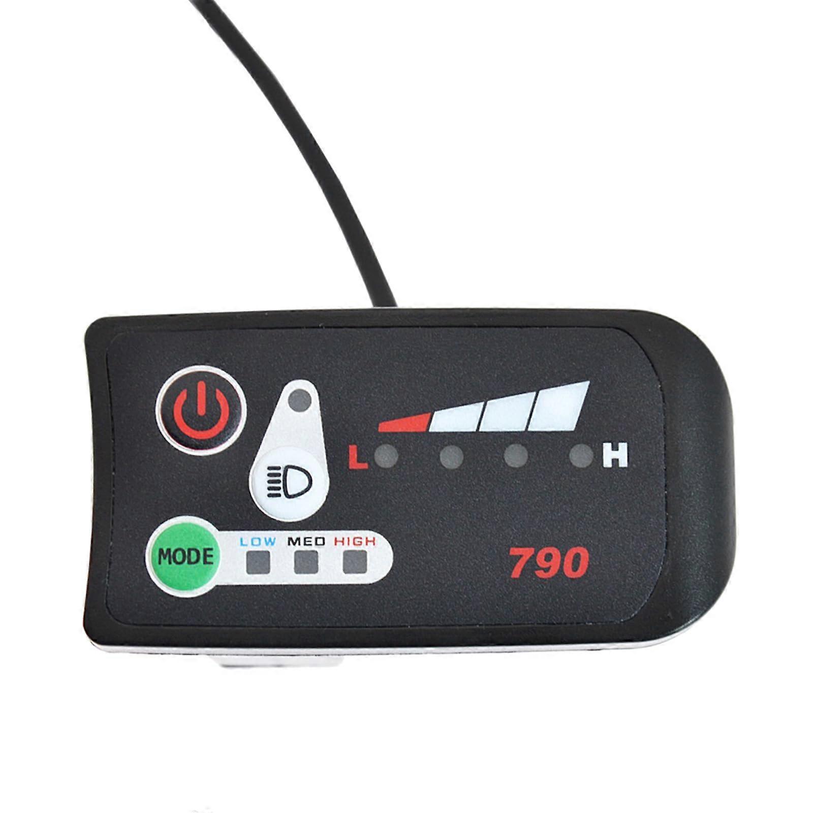 Electric Bike Power Display Meter 790 Display Panel ABS Housing LED Display Panel For Cycling Electric Bicycles Lcd Display Ref: 5312